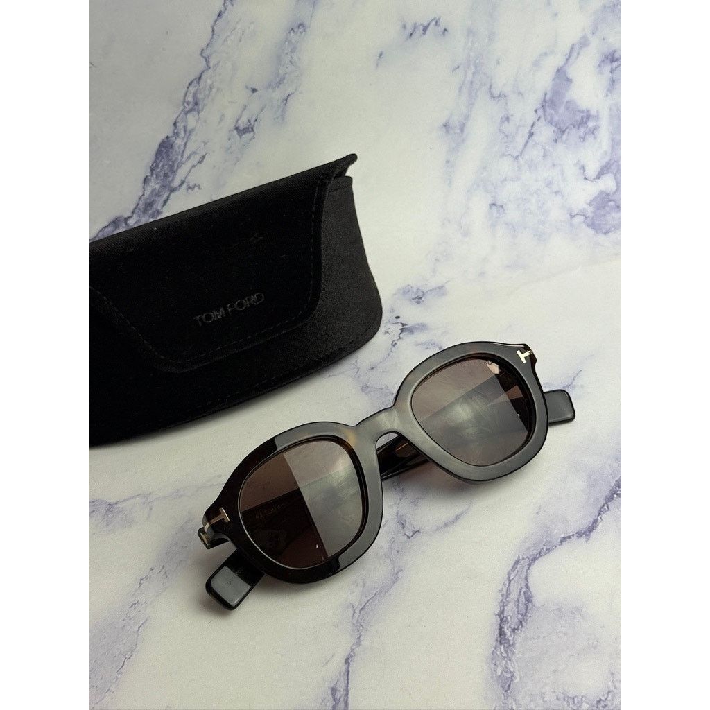 Tom Ford NEW Tom Ford FT1100 Raffa Sunglasses in Havana Brown Size ONE SIZE - 2 Thumbnail