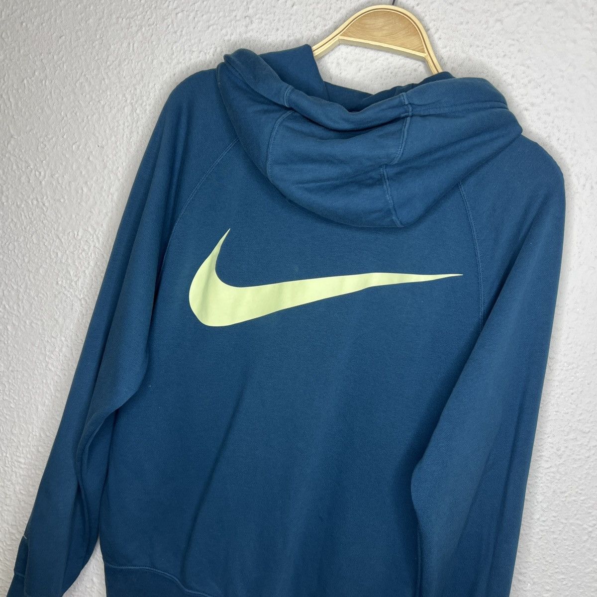 Nike Nike Bug Double Swoosh Logo Hoodie Sweatshirt Blue Size US M / EU 48-50 / 2 - 8 Thumbnail