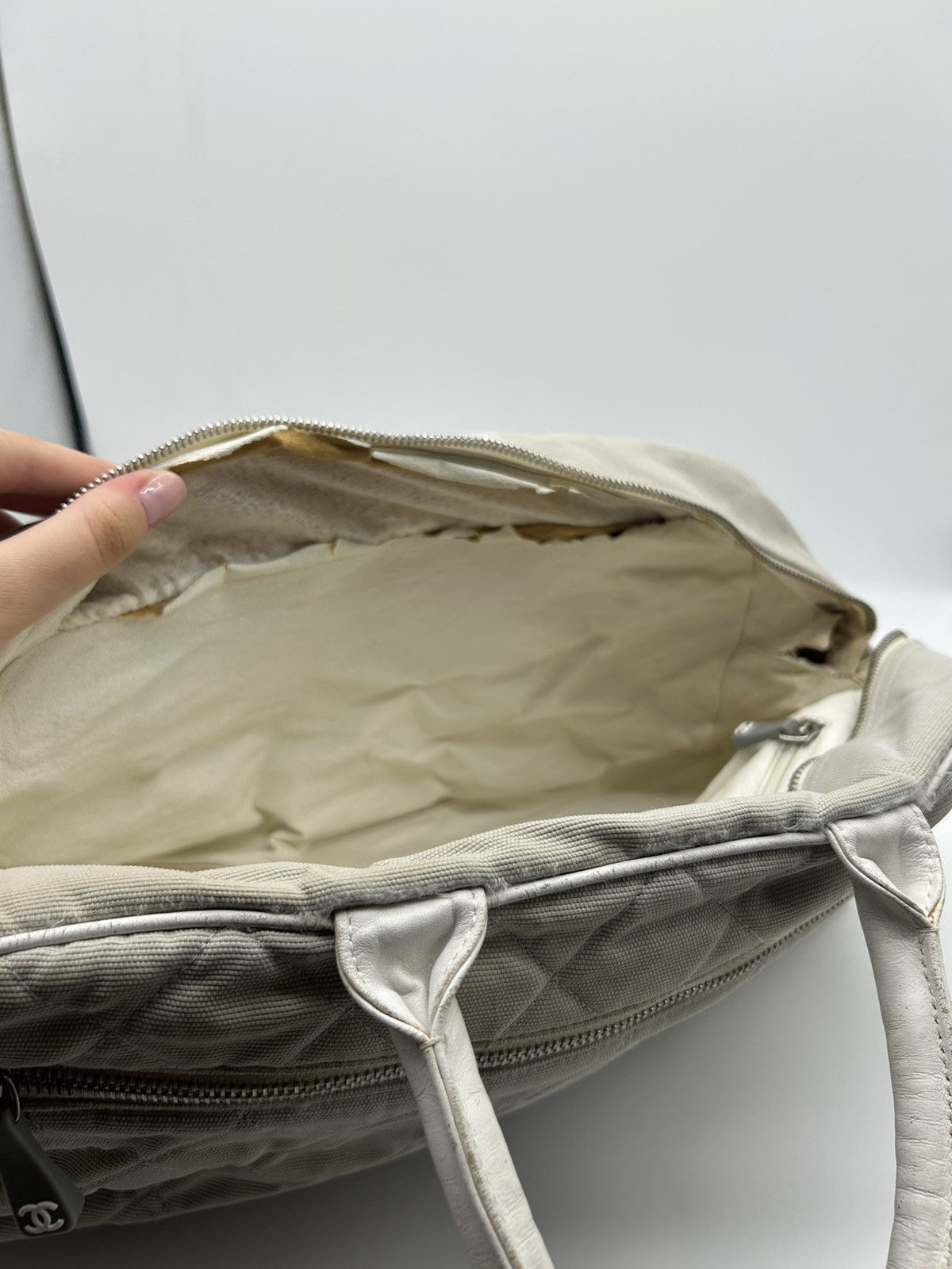Chanel Chanel white bag Size ONE SIZE - 12 Thumbnail