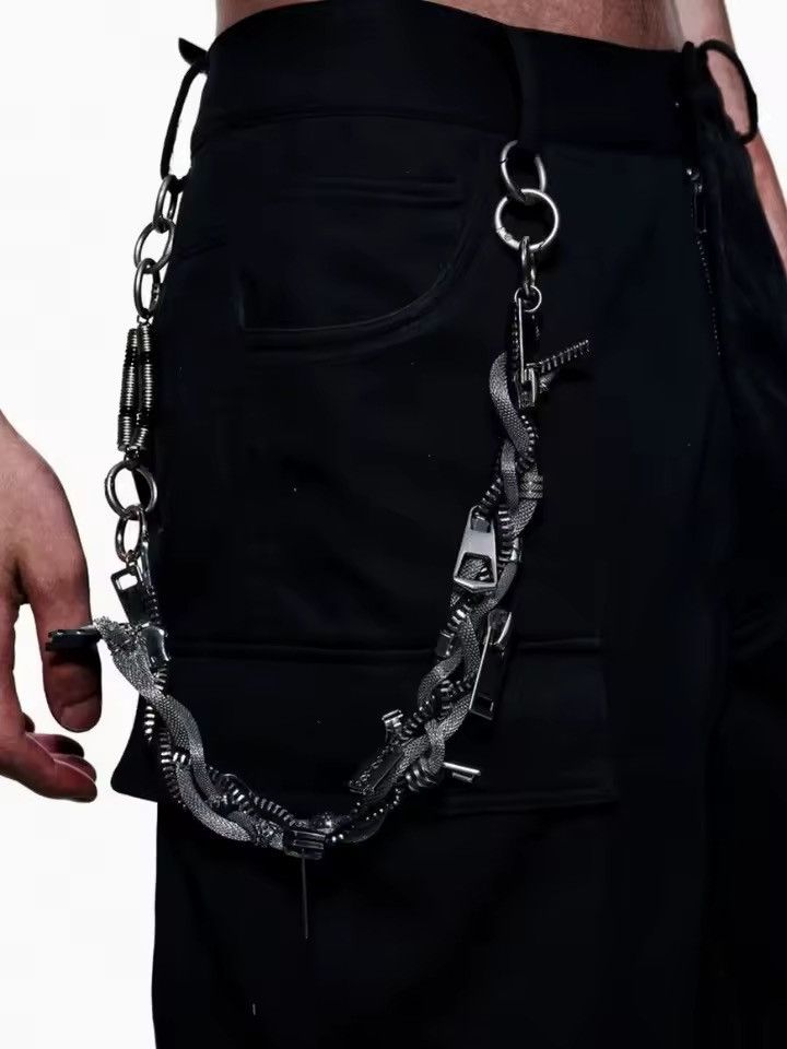 Other Punk Gothic Style Heavy Metal Chain Pants Size ONE SIZE - 4 Thumbnail