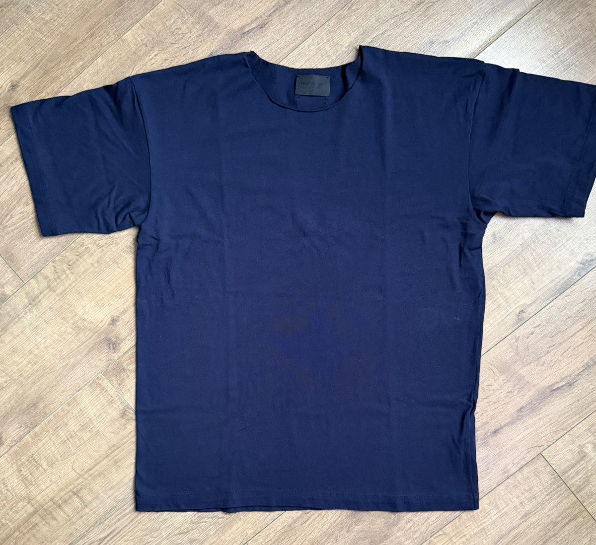 Fear of God Navy t shirt Size US M / EU 48-50 / 2 - 1 Thumbnail