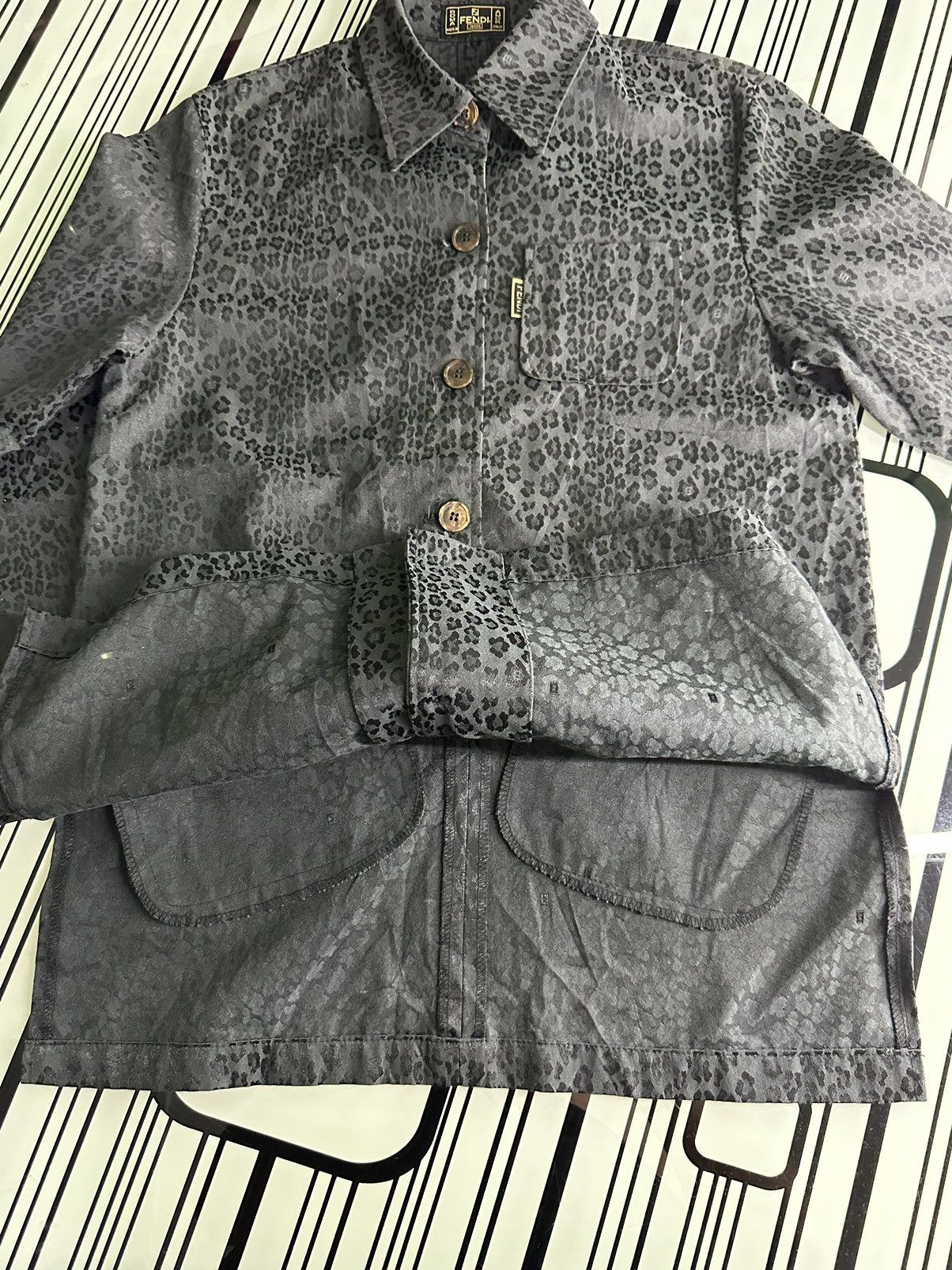 Fendi Vintage Fendi Leopard Jacket Size US M / EU 48-50 / 2 - 11 Thumbnail