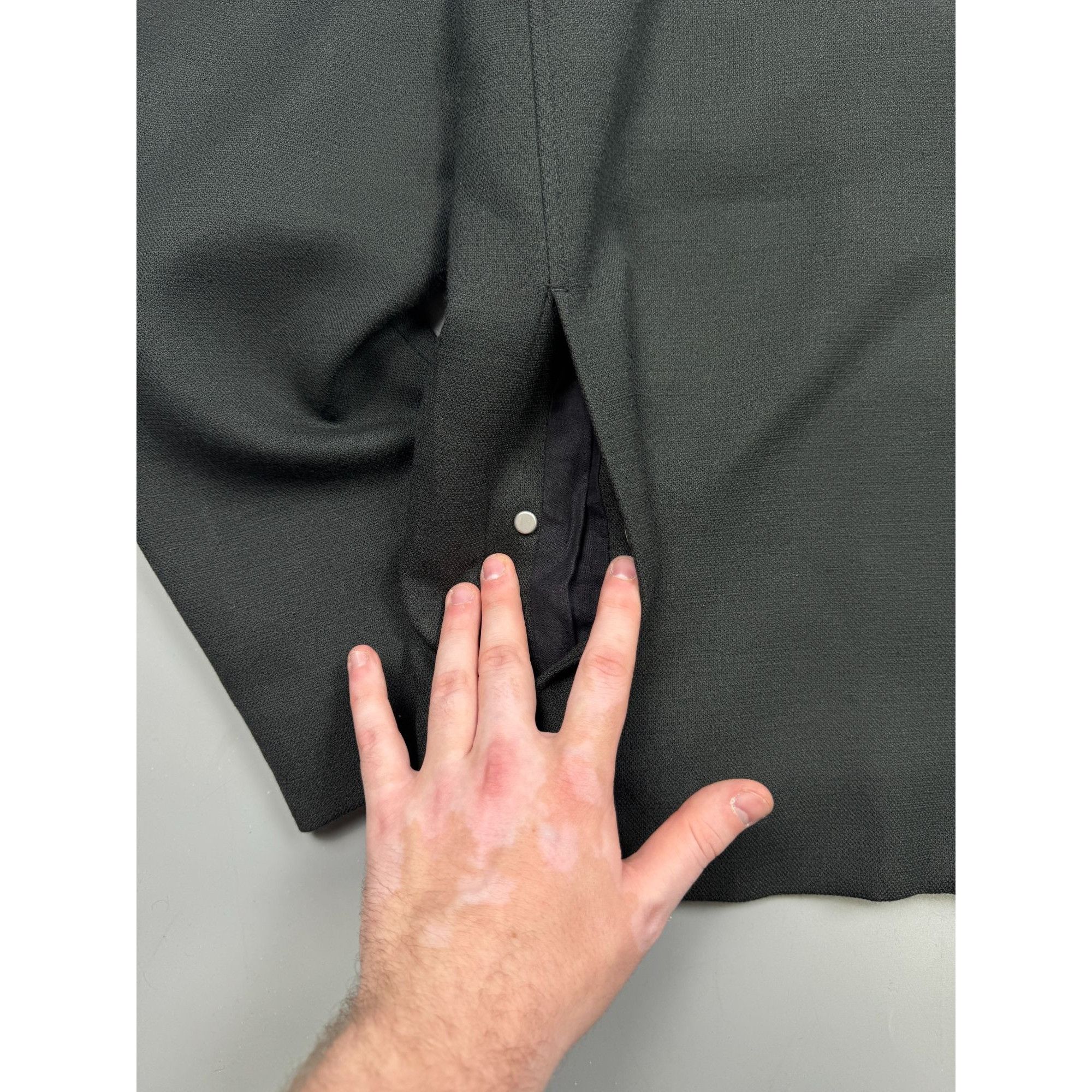 Cos COS Wide Neck Wool Blend Jacket (Y1272) Size US L / EU 52-54 / 3 - 3 Thumbnail