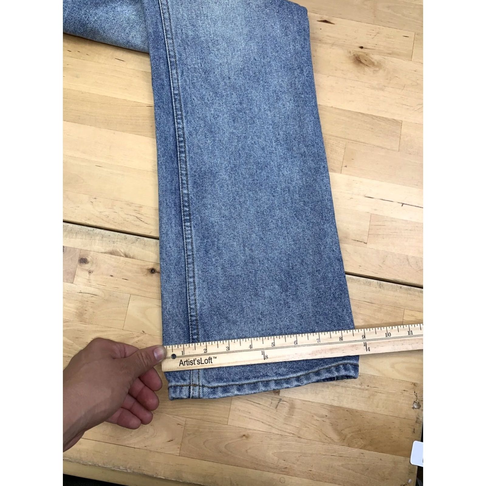 Vintage J. Galt Jeans Women S Light Blue Straight Leg 5-Pocket Denim Button Vintage? No, Regular Fit Size 28" / US 6 / IT 42 - 7 Thumbnail