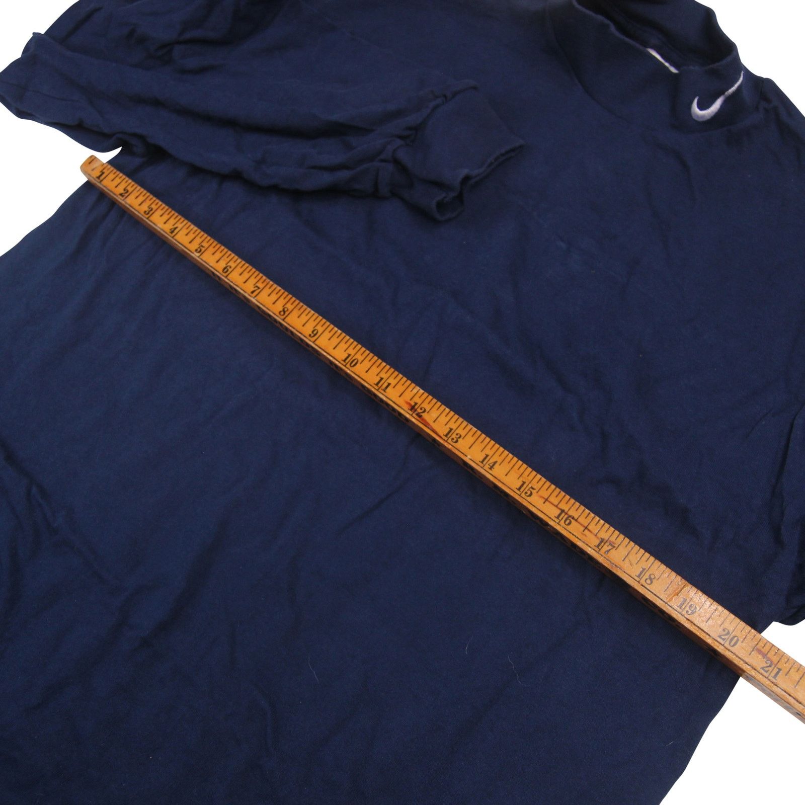 Nike × Vintage Vintage Nike Small Swoosh Mock Neck Long Sleeve Shirt Size US L / EU 52-54 / 3 - 5 Thumbnail