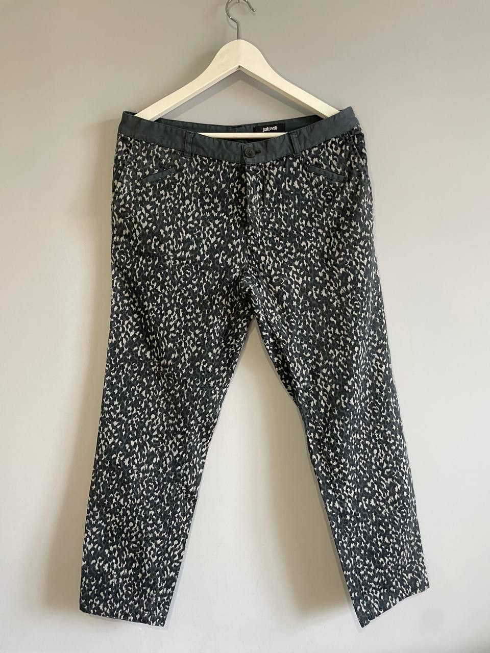 ROBERTO CAVALLI PSYCHEDELIC PRINTED PANTS 2000'S Y2K