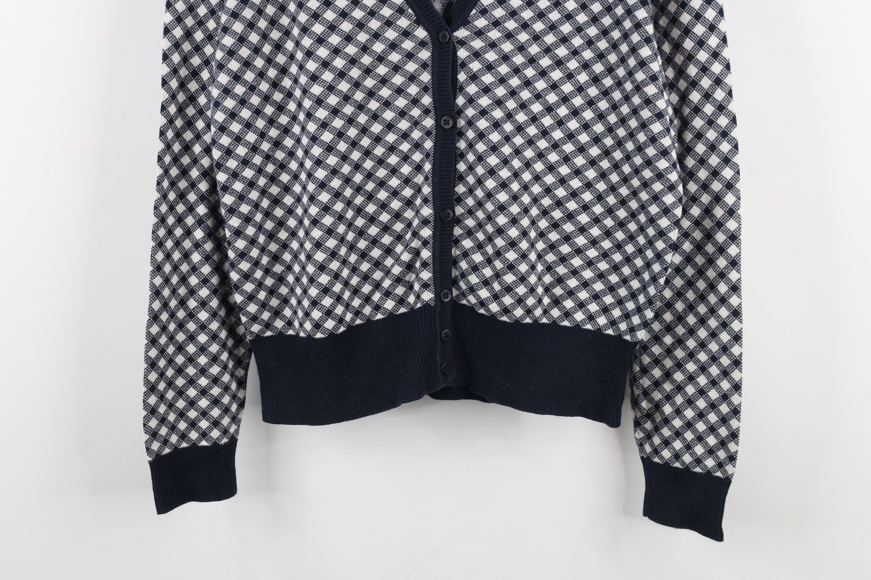 Brooks Brothers × Vintage Vintage 90s Brooks Brothers Cotton Knit Cardigan Sweater Size M / US 6-8 / IT 42-44 - 3 Thumbnail