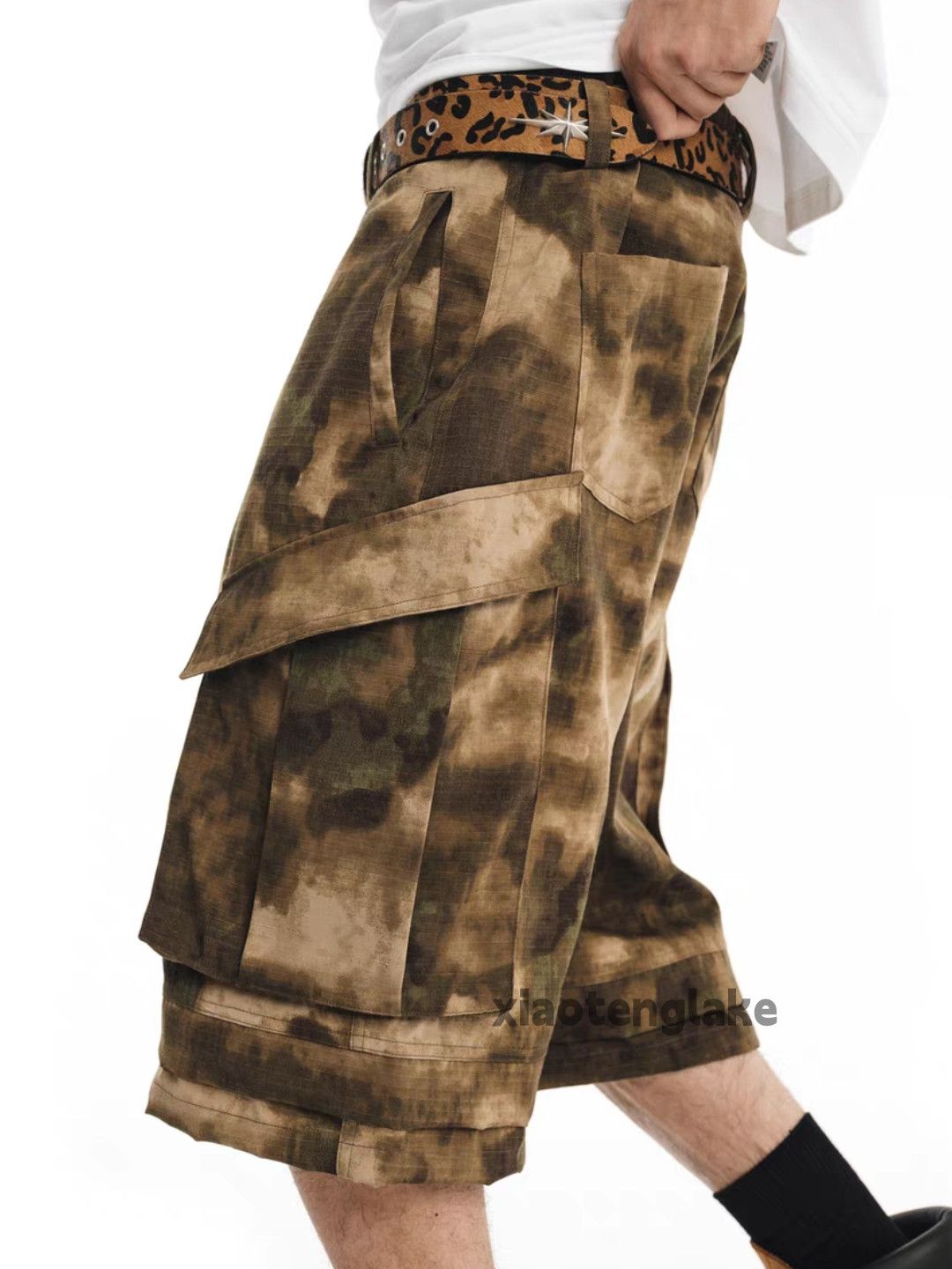 Designer × Japanese Brand × Vintage Utility outdoor workwear tie dye military camo pants Size US 34 / EU 50 - 10 Thumbnail