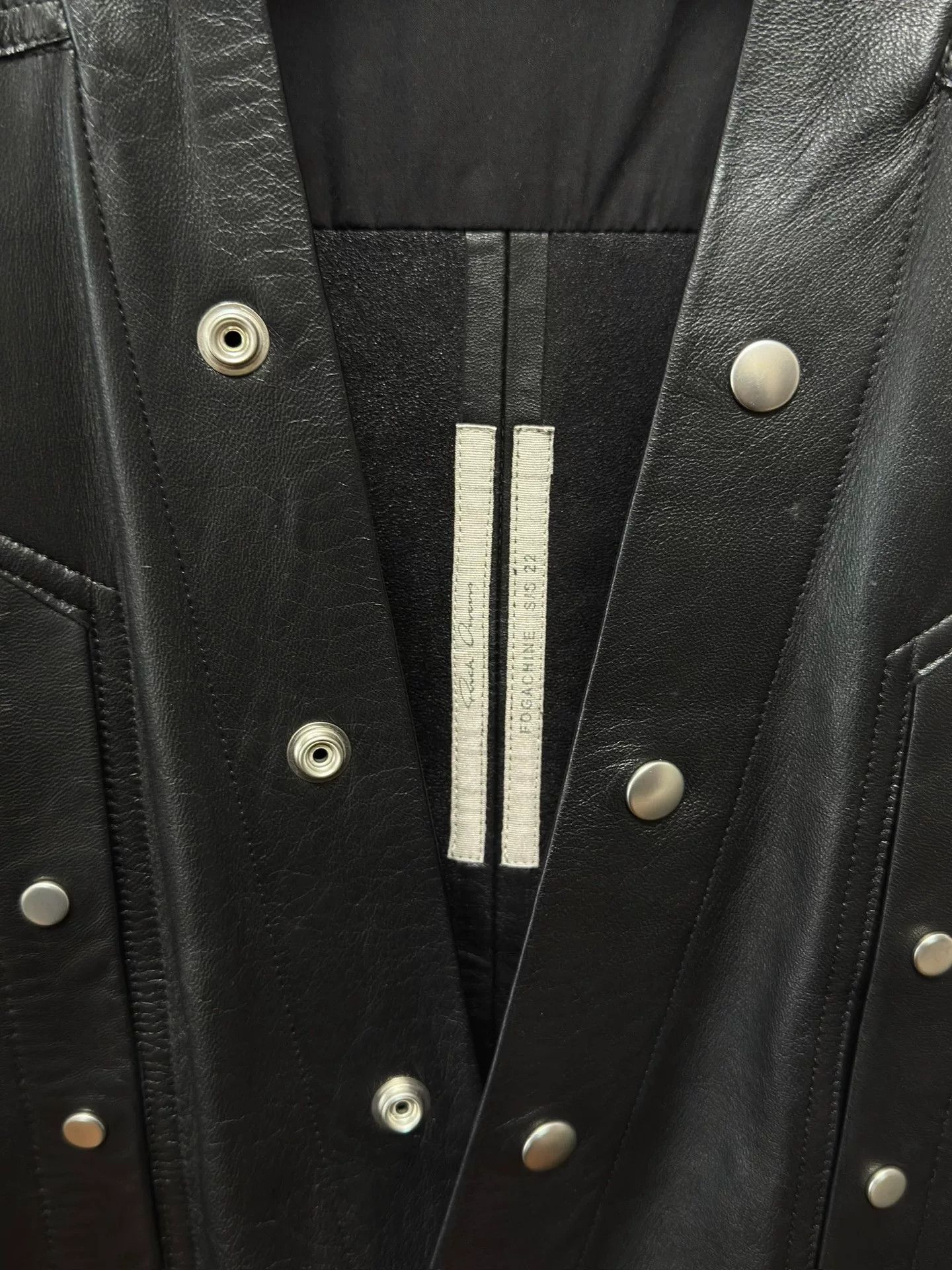 Rick Owens Rick Owens 22SS Larry Leather Shirt Size US M / EU 48-50 / 2 - 3 Thumbnail
