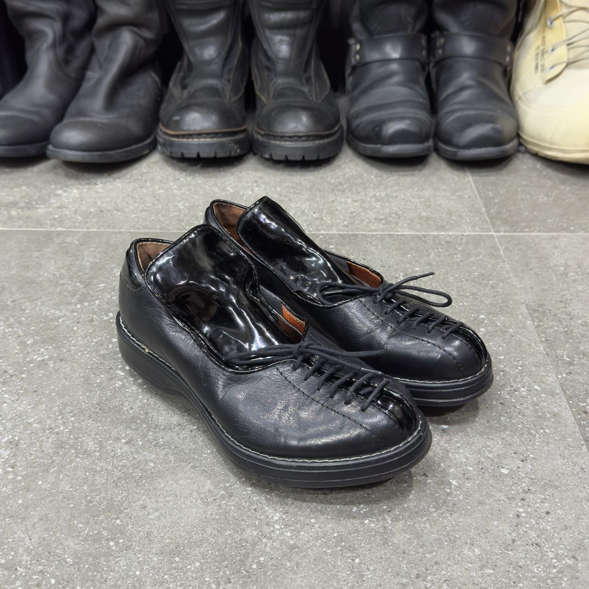 Acne Studios Acne Studios Front Lace Up Leather Shoes Size US 6 / IT 36 - 7 Thumbnail