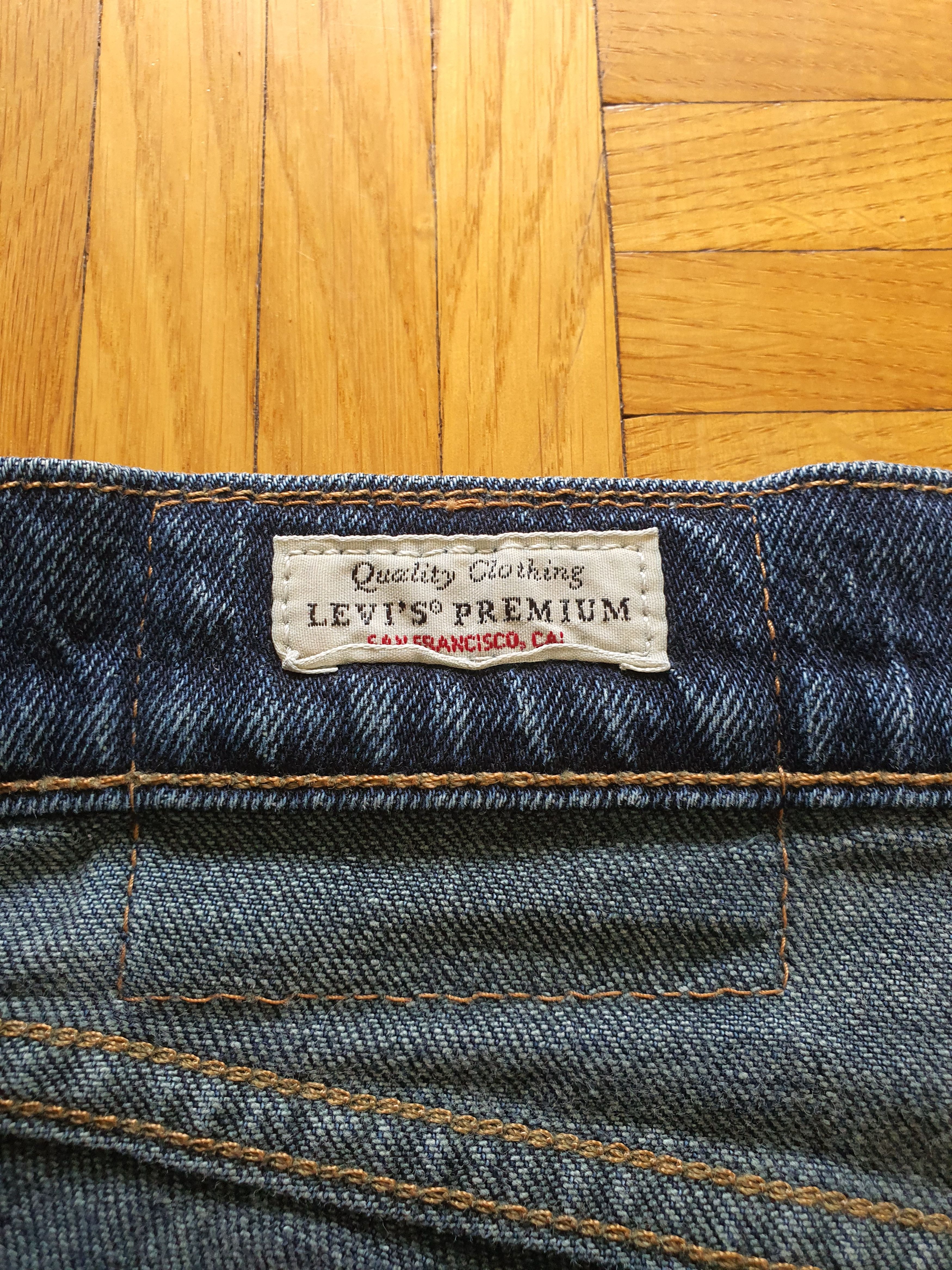 Levi's PREMIUM (Big E) 511 Slim Durian Denim Jeans (04511-3720) Size US 36 / EU 52 - 6 Thumbnail