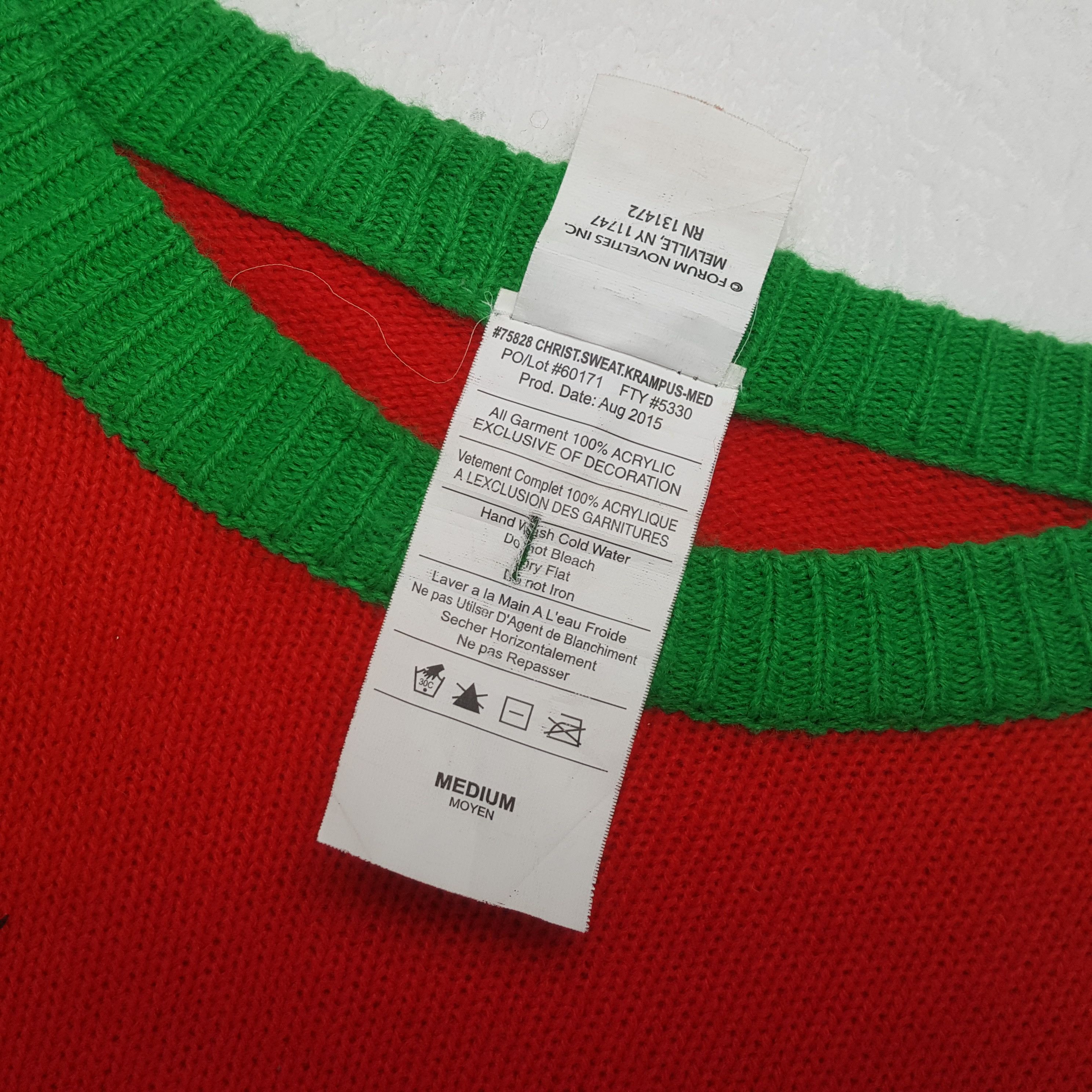 Vintage Krampus Season Beanting Sweatshirt RR5 Size US M / EU 48-50 / 2 - 5 Thumbnail