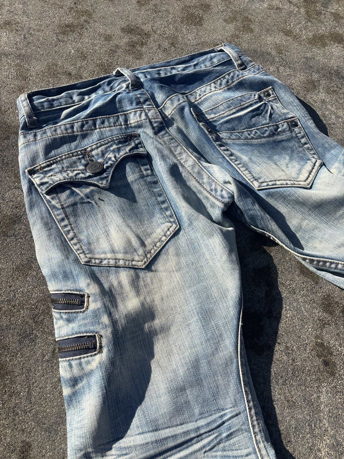 Japanese Brand Rattle Trap Bootcut zipper pockets 29x33 Size US 29 - 7 Thumbnail