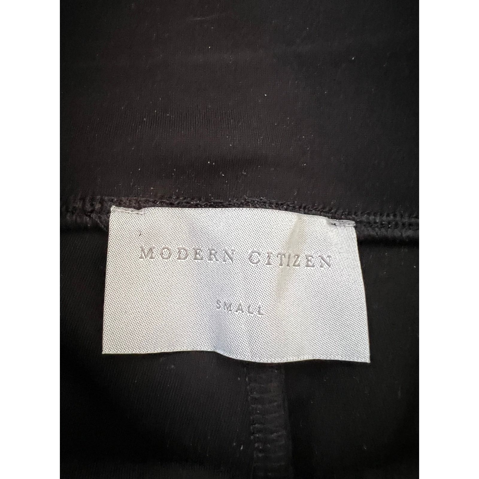 The Unbranded Brand Modern Citizen Black High Waisted Pull On Pants Sz S Size 28" / US 6 / IT 42 - 4 Thumbnail
