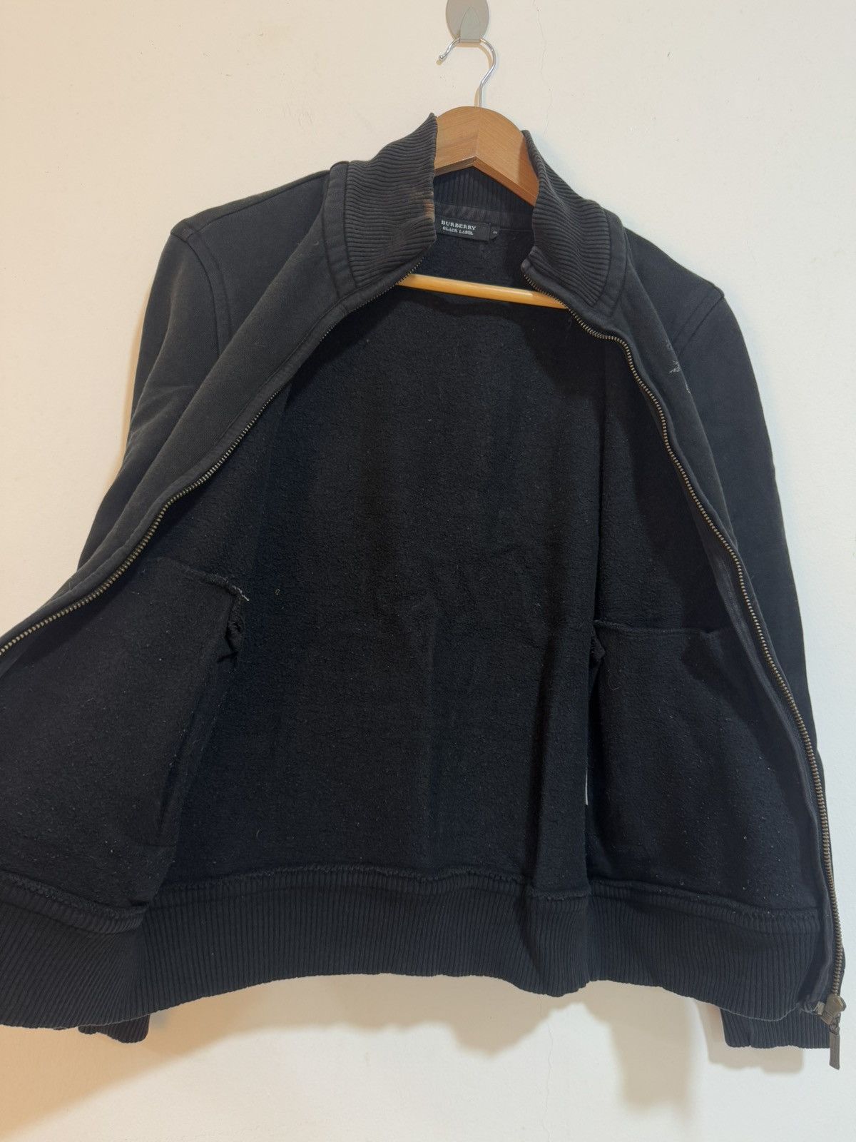 Burberry Vintage Burberry Black Label Cotton Zipper Jacket Size US M / EU 48-50 / 2 - 7 Thumbnail