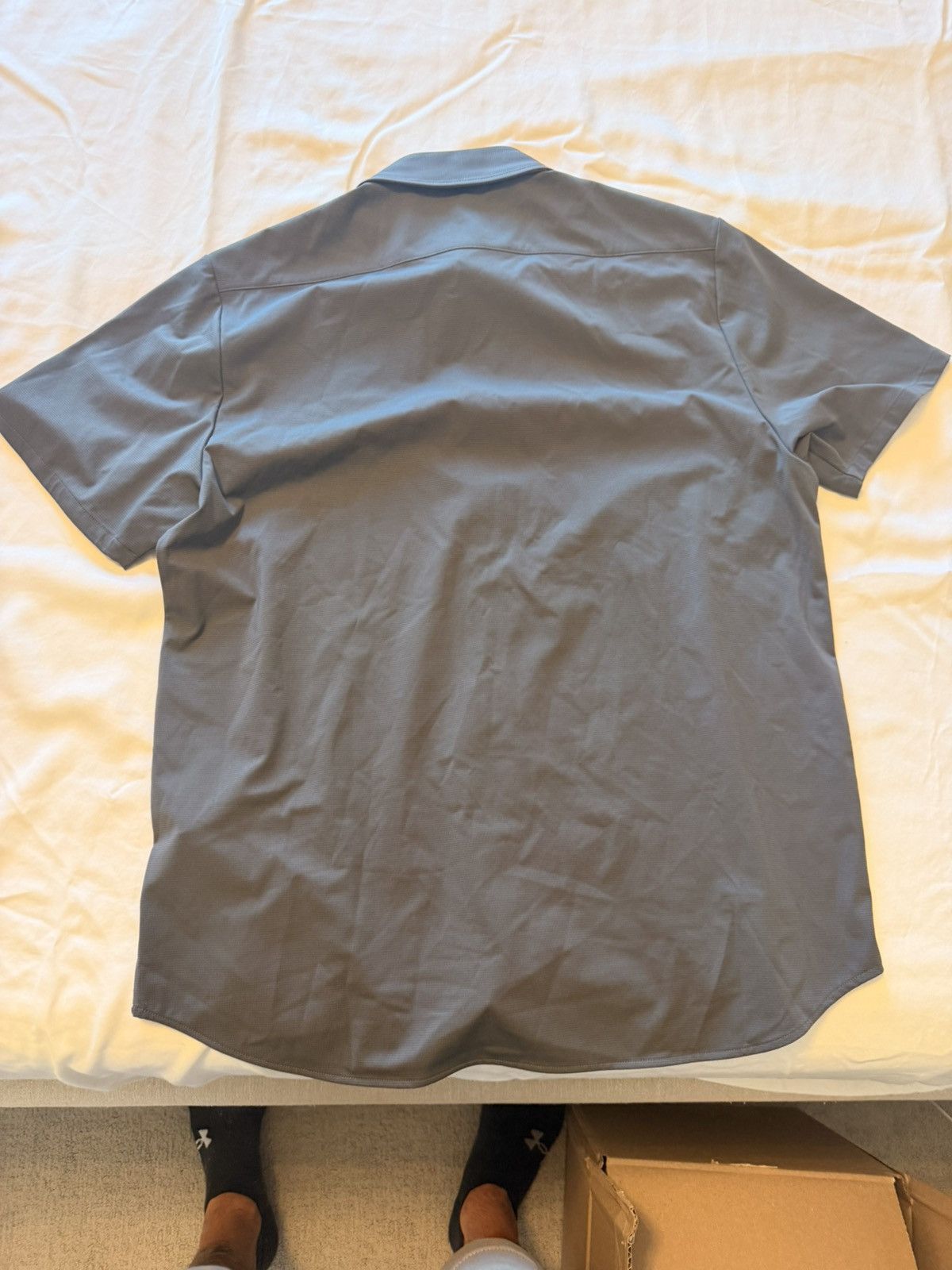 BYLT Premium Basics BYLT button up Tshirt Grey Size US L / EU 52-54 / 3 - 2 Thumbnail