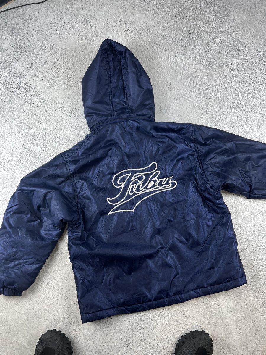 Fubu × Japanese Brand × Vintage Vintage FUBU Down Opti zip 90s big logo centre y2k Size US S / EU 44-46 / 1 - 1 Thumbnail