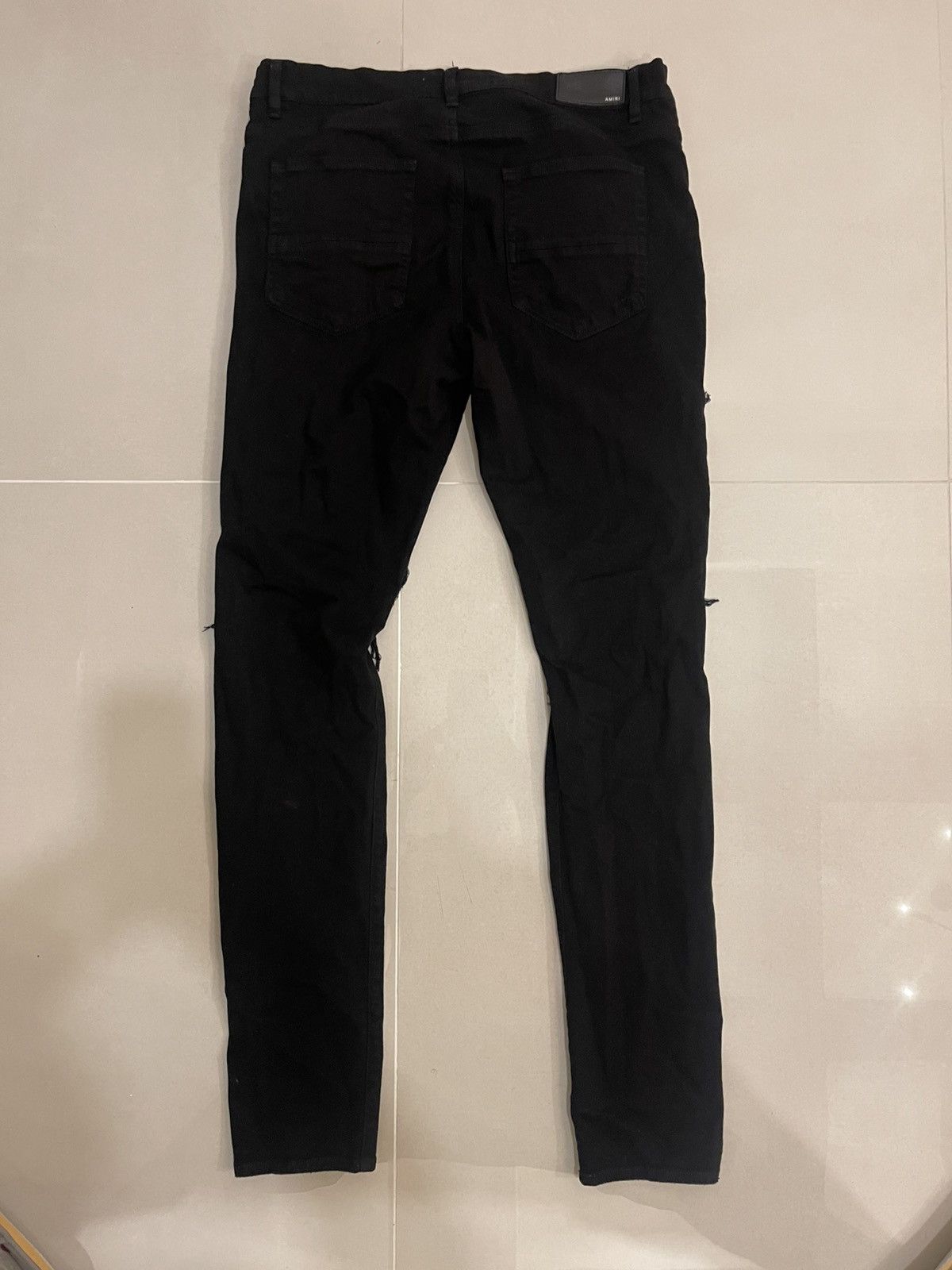 Amiri Amiri black art patch painted jeans Size US 38 / EU 54 - 9 Thumbnail