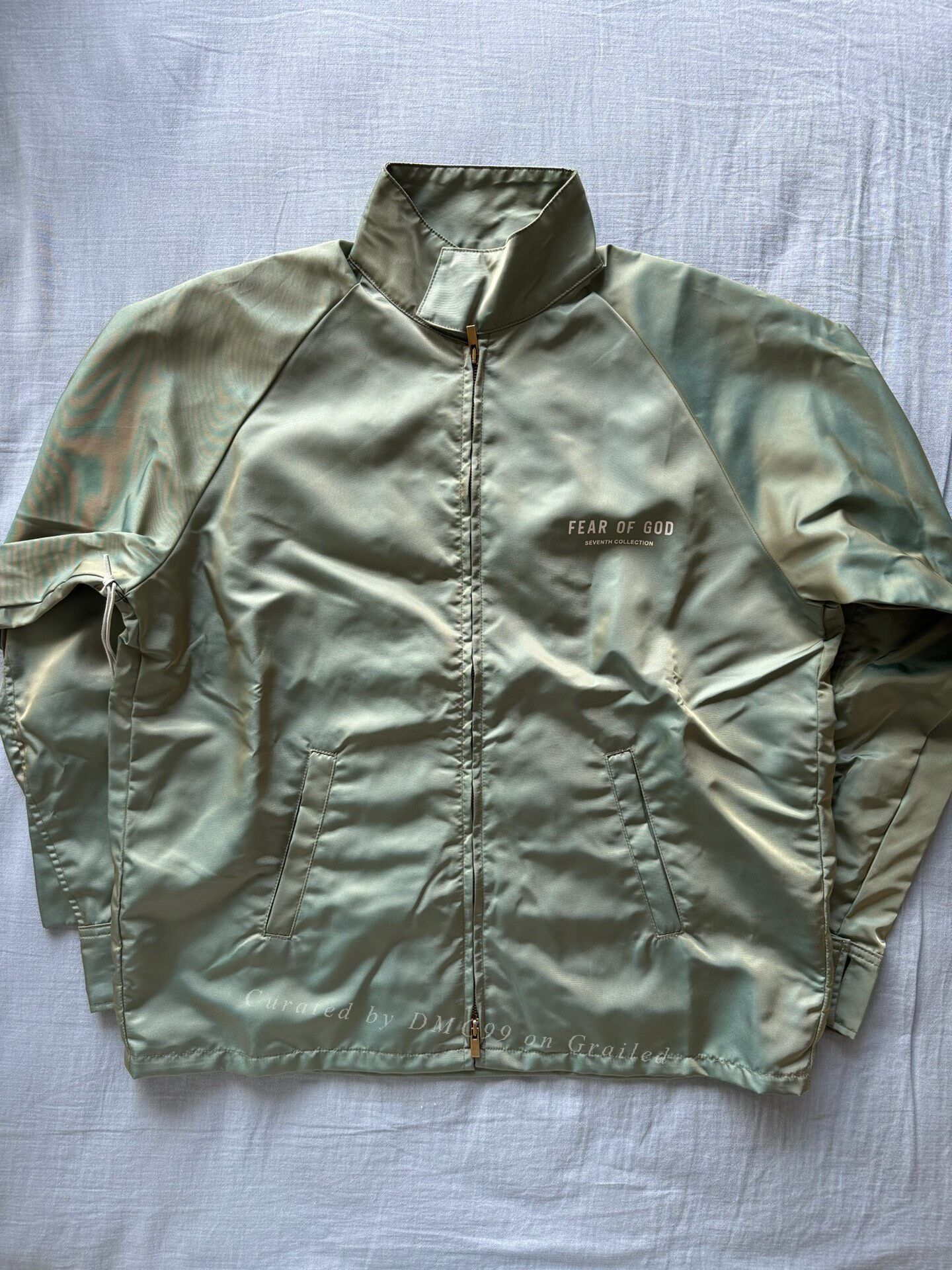 Fear of God Fear of God 7th Iridescent Green Logo Jacket Size US XS / EU 42 / 0 - 1 Thumbnail