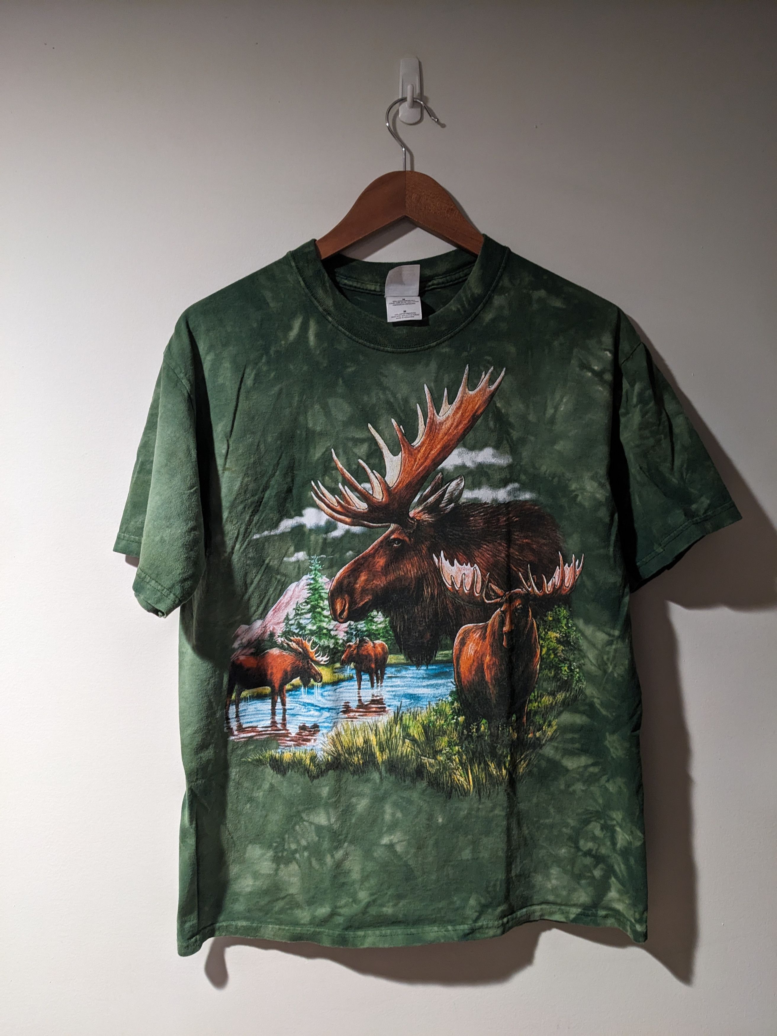 The Mountain × Vintage Vintage Y2K The Mountain Moose Animal Nature Medium T-Shirt Size US M / EU 48-50 / 2 - 1 Thumbnail
