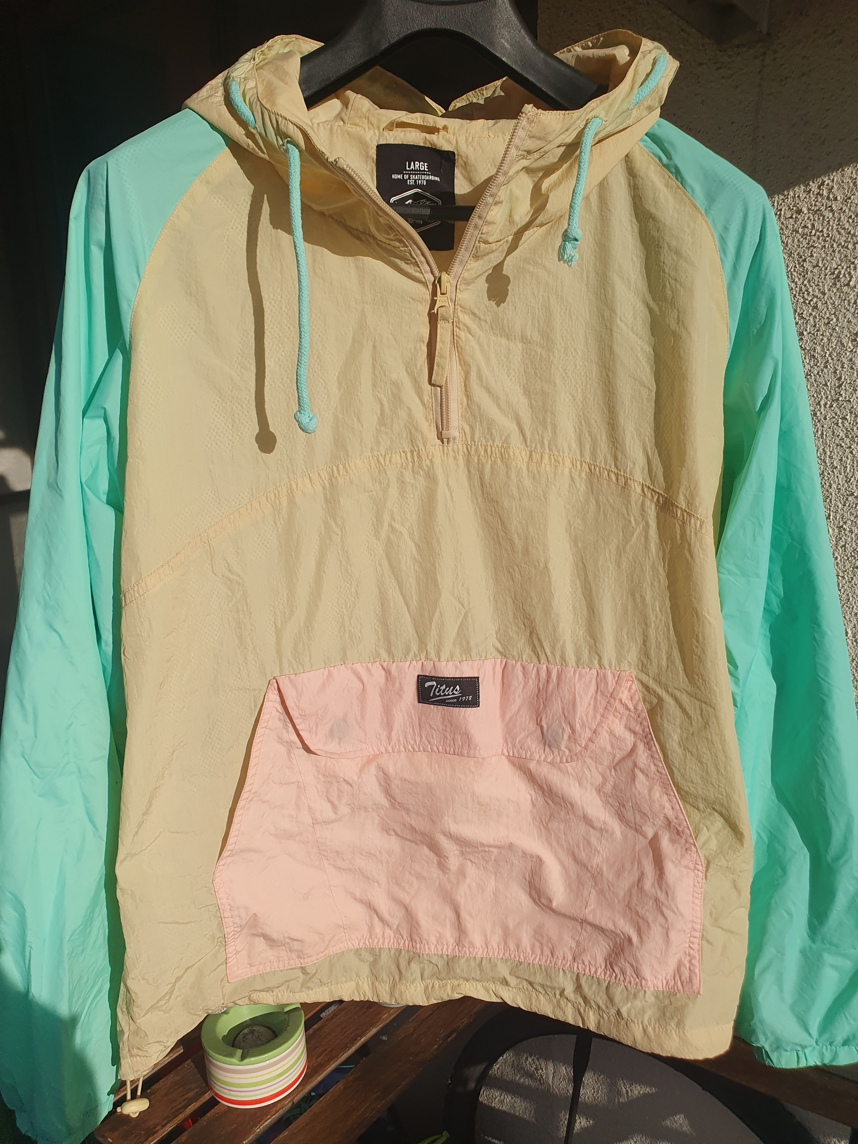 Other Titus Skateboard Windbreaker Anorak Pullover Jacket sz L Size US L / EU 52-54 / 3 - 4 Thumbnail