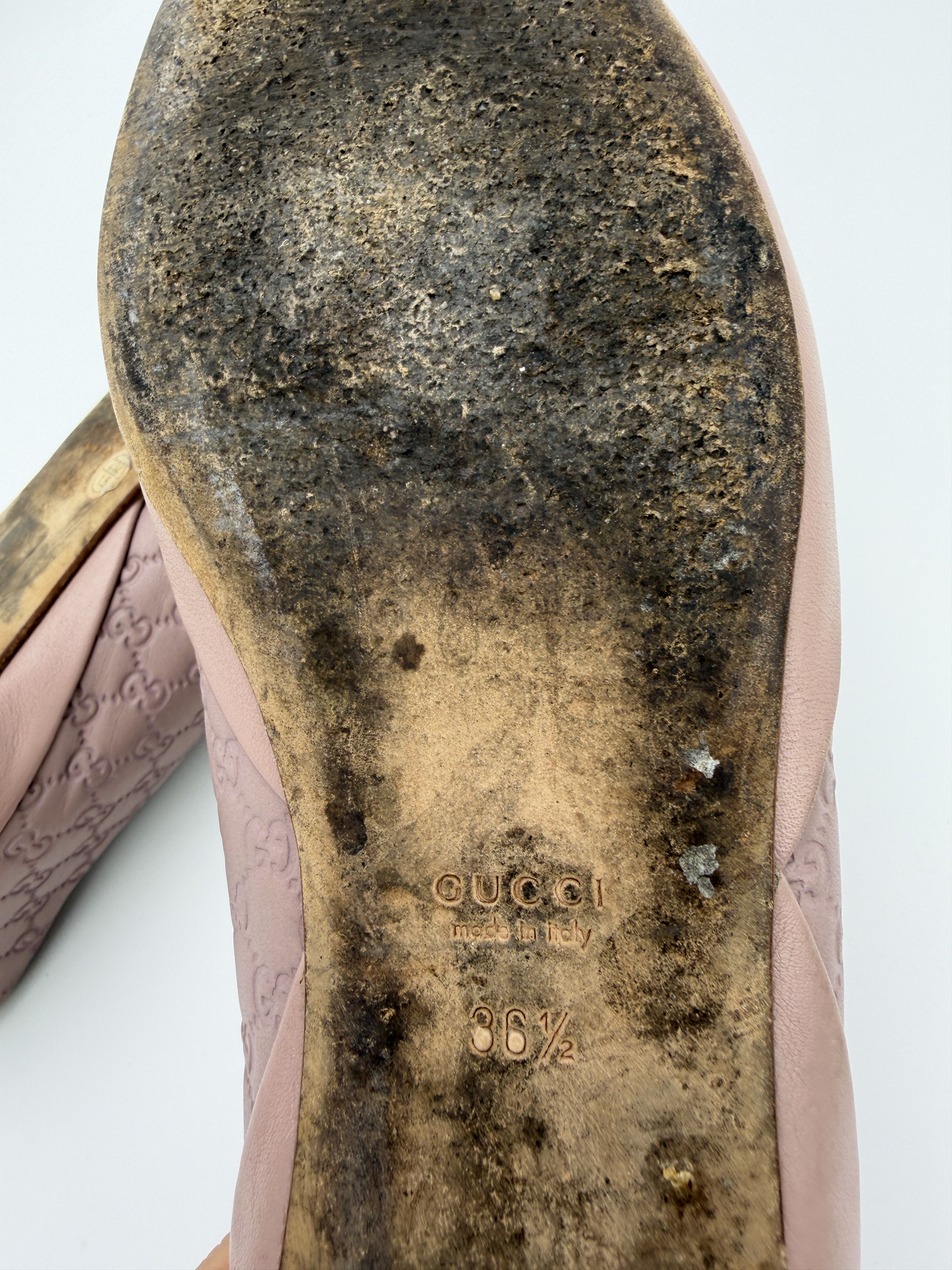 Gucci Gucci Guccissima Horsebit Leather Ballet Flats Shoes Size US 6.5 / IT 36.5 - 14 Thumbnail