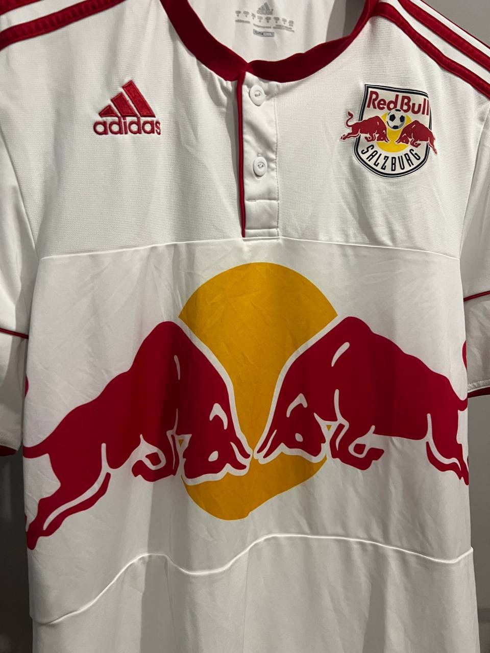 Adidas 2010/11 RED BULL SALZBURG HOME SOCCER JERSEY FOOTBALL SHIRT Size US M / EU 48-50 / 2 - 5 Thumbnail