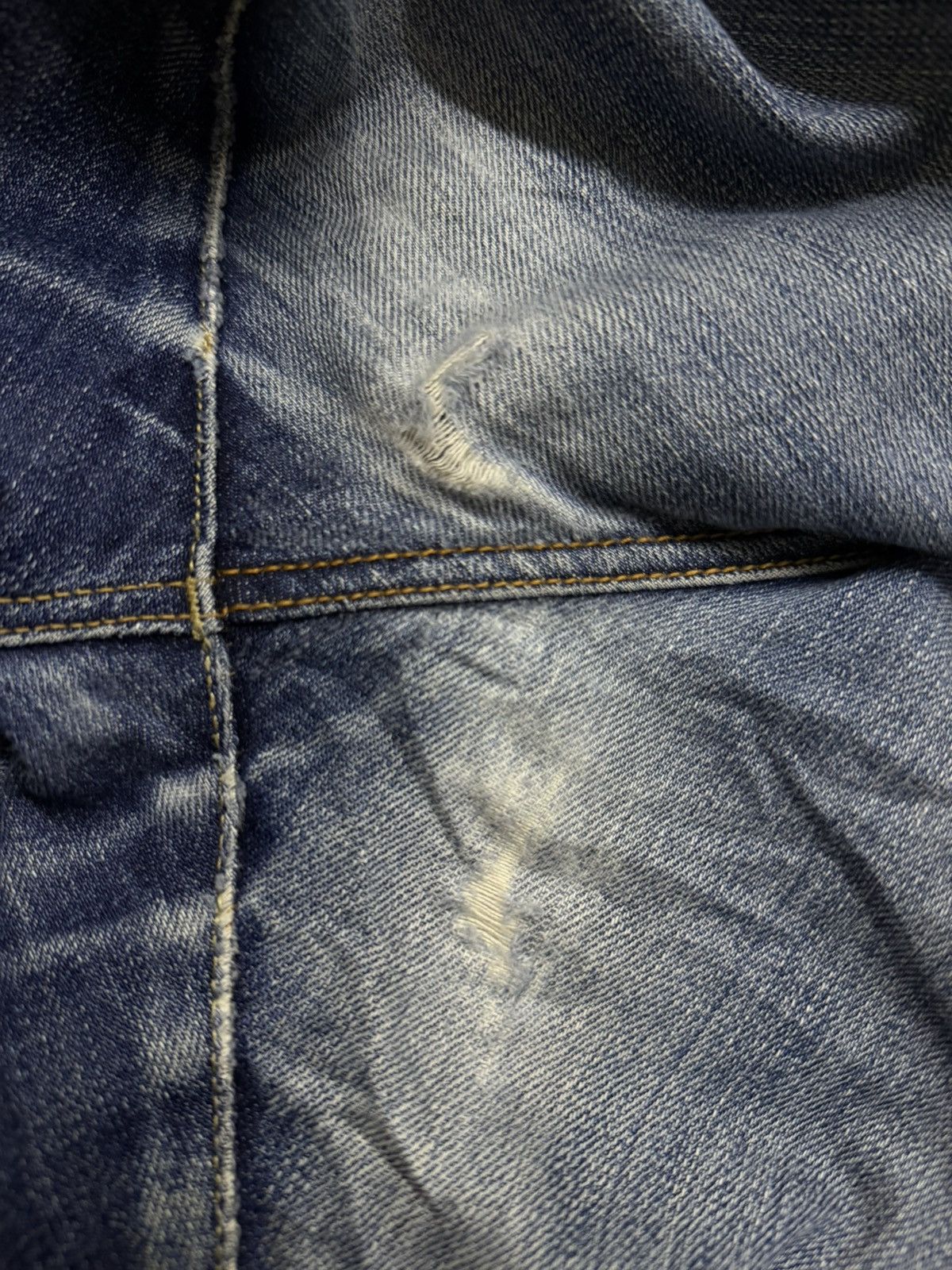 Uniqlo Vintage Uniqlo Japan Selvedge Denim Jeans | Vintage Fade W34 Size US 34 / EU 50 - 16 Thumbnail