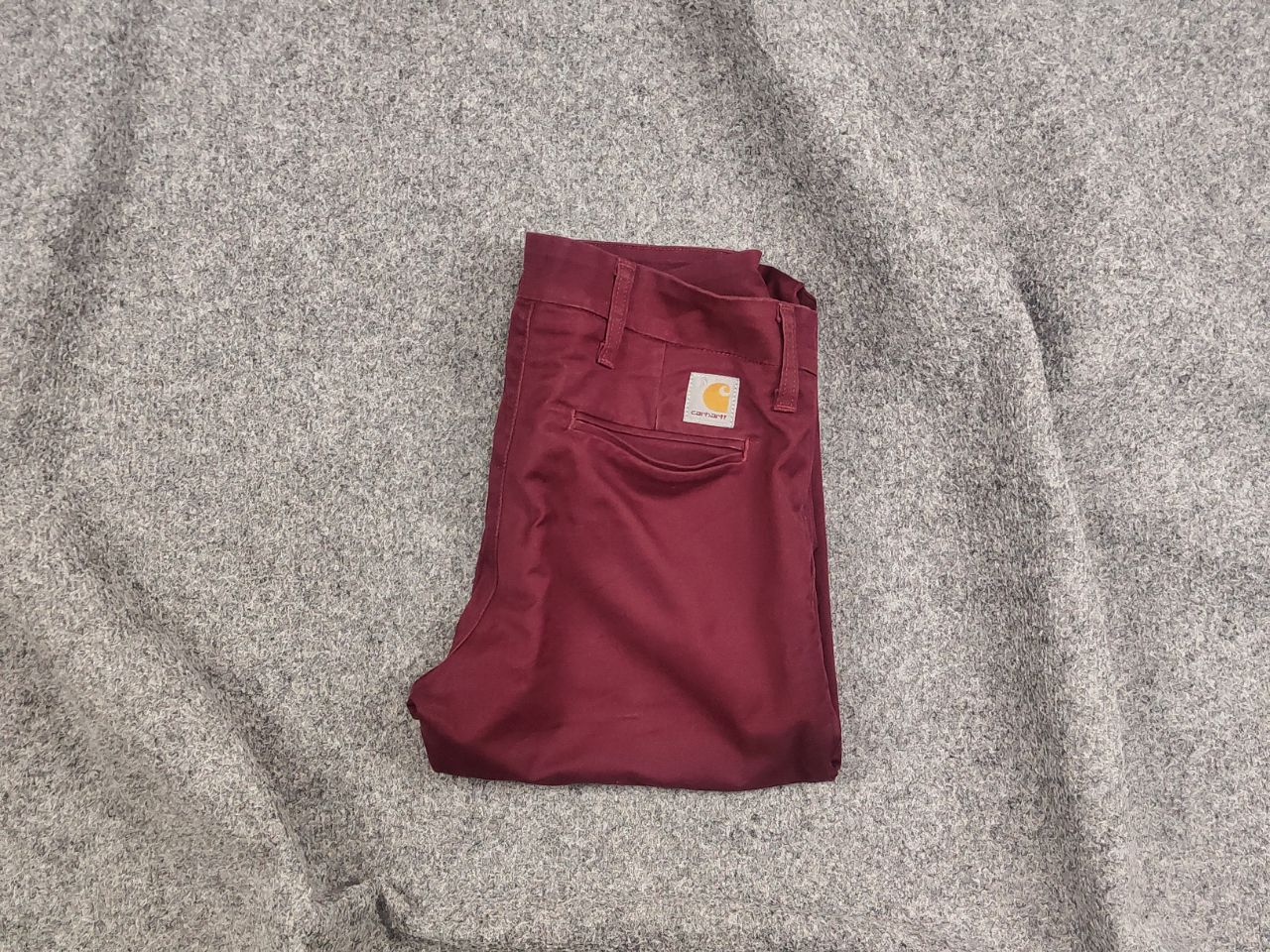 Carhartt Carhartt Wip Sid Pants Burgundy Casual Trouser Vintage USA Size US 30 / EU 46 - 1 Thumbnail
