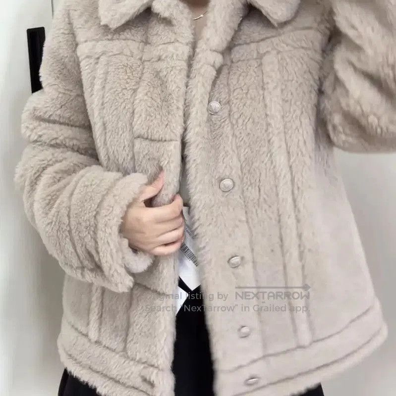 Max Mara MaxMara Gray Wool Women's Jacket . Size S / US 4 / IT 40 - 2 Thumbnail
