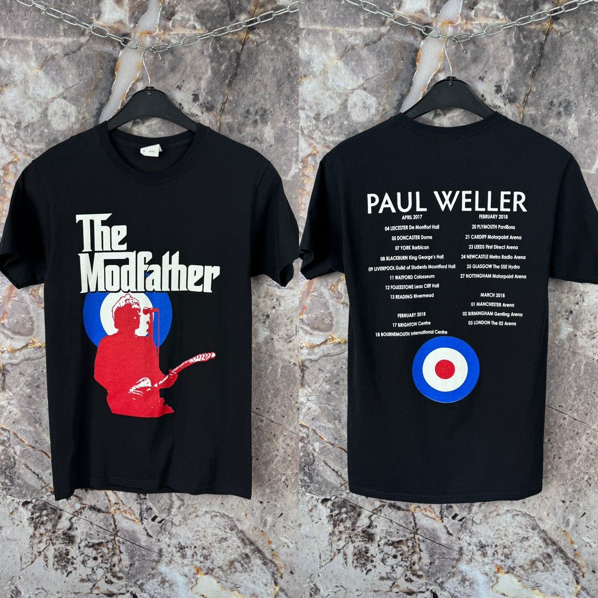 Vintage Paul Weller The Modfather Tour Concert T-Shirt Black Size S Size US S / EU 44-46 / 1 - 1 Thumbnail