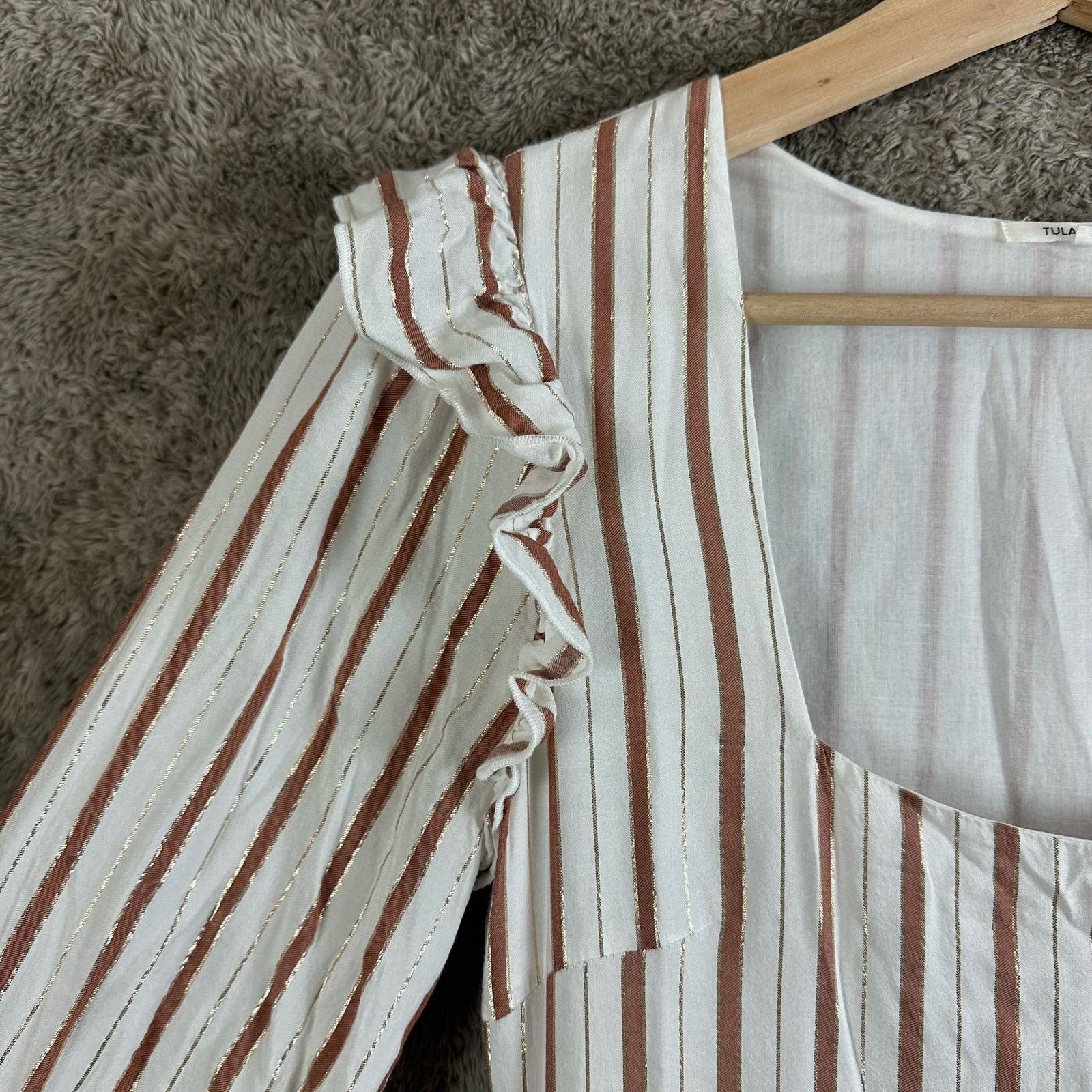 Other Tularosa Blaine Dress Long Sleeve Ruffle Mini XS Size XS / US 0-2 / IT 36-38 - 6 Thumbnail