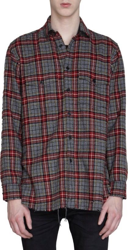 Saint Laurent Paris SAINT LAURENT PARIS BY HEDI SLIMANE 13FW RUNWAY WOOL SHIRT Size US S / EU 44-46 / 1 - 2 Thumbnail