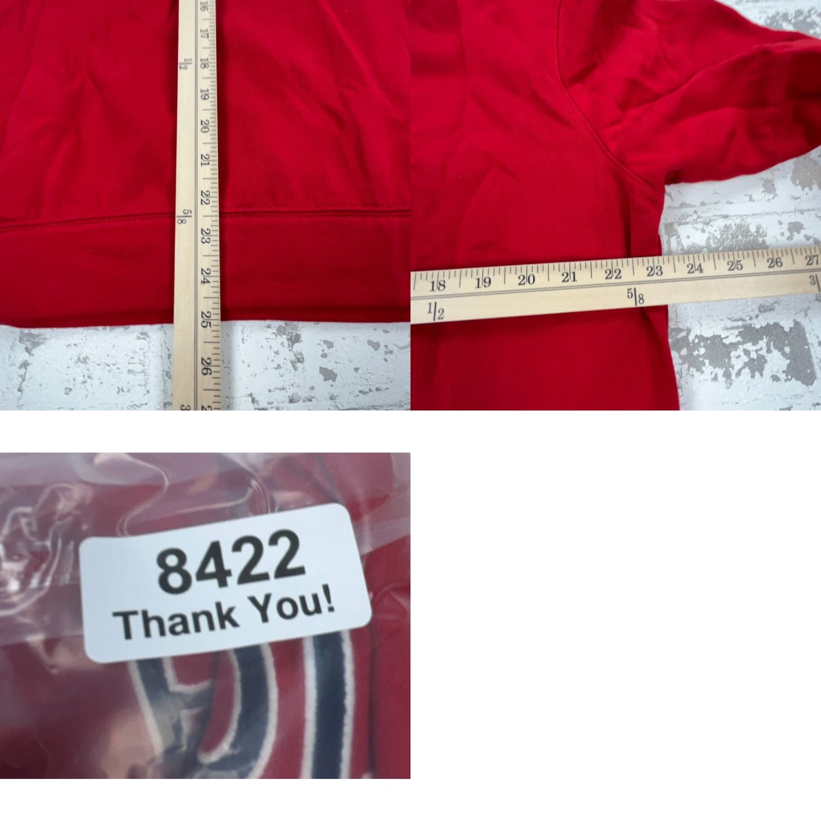 Nautica Nautica Sweatshirt Mens Large Red Blue Pullover 1/4 Zip Logo Graphic Print Mock Neck Zip Modern Nautical Preppy Classic Size US L / EU 52-54 / 3 - 8 Thumbnail