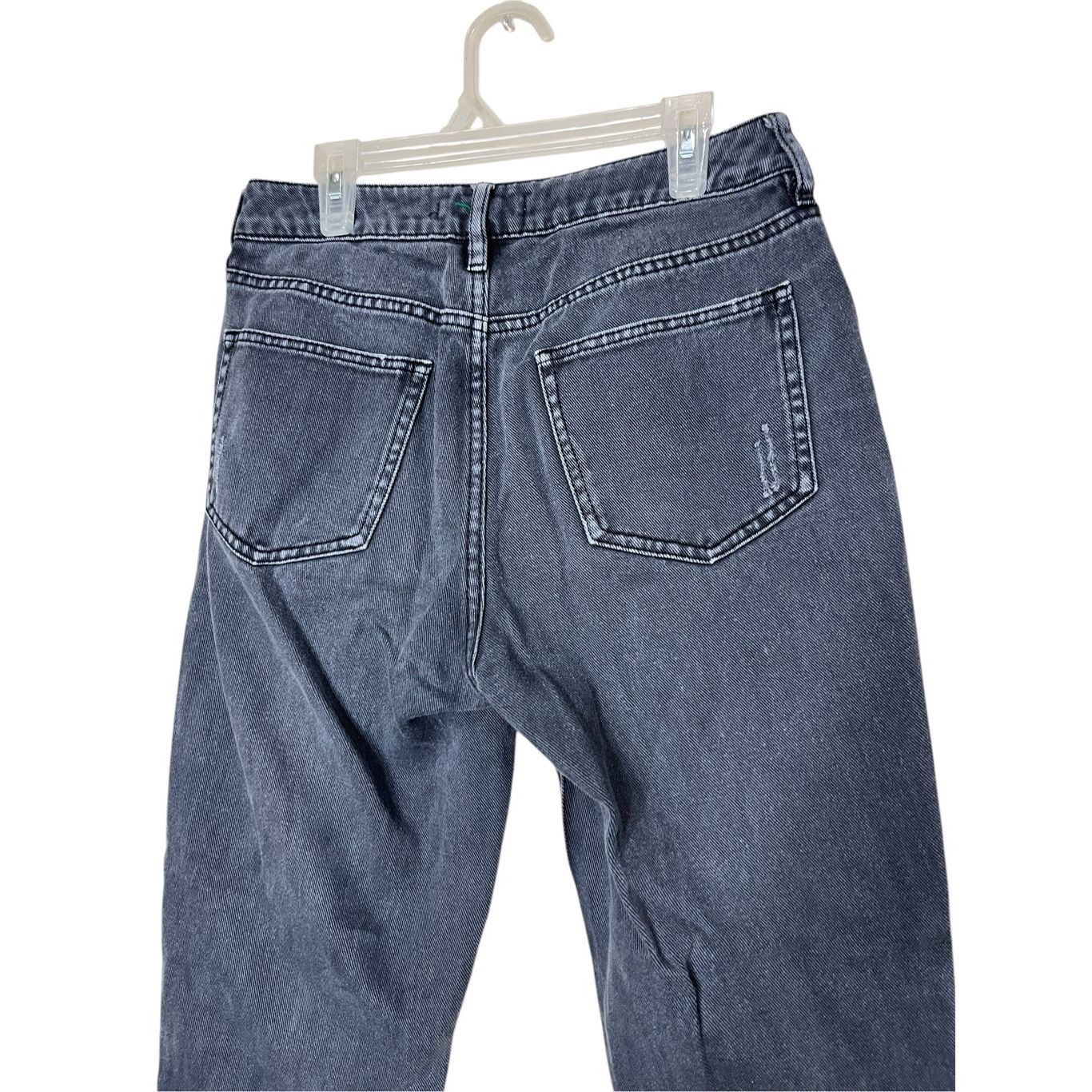 Pacsun Pacsun Gray Mom Jeans Ripped High Rise Relaxed Leg Distresse Size 26" / US 2 / IT 38 - 5 Thumbnail