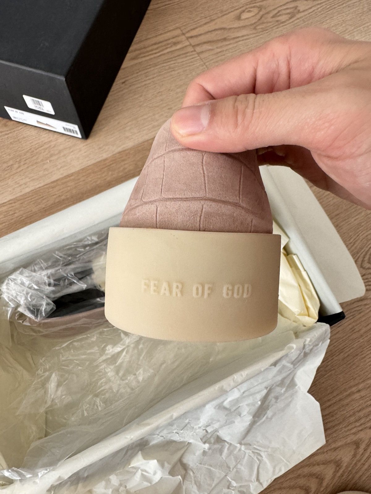Fear of God FEAR OF GOD Croc-effect Leather Espadrilles Size US 8 / EU 41 - 5 Thumbnail