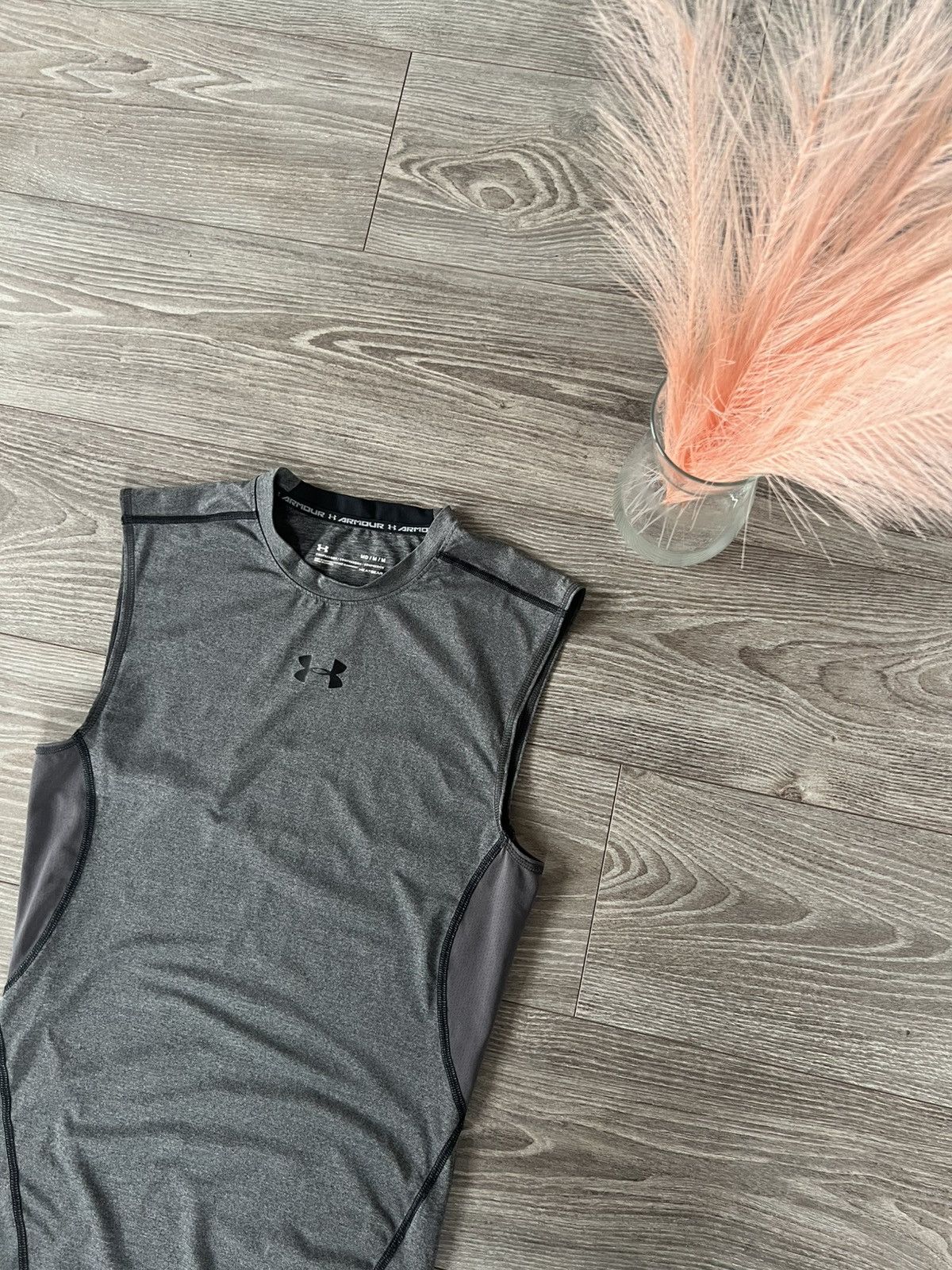 Other × Under Armour Under Armour Central Logo Onix Compression Heatgear Tee Size US M / EU 48-50 / 2 - 3 Thumbnail