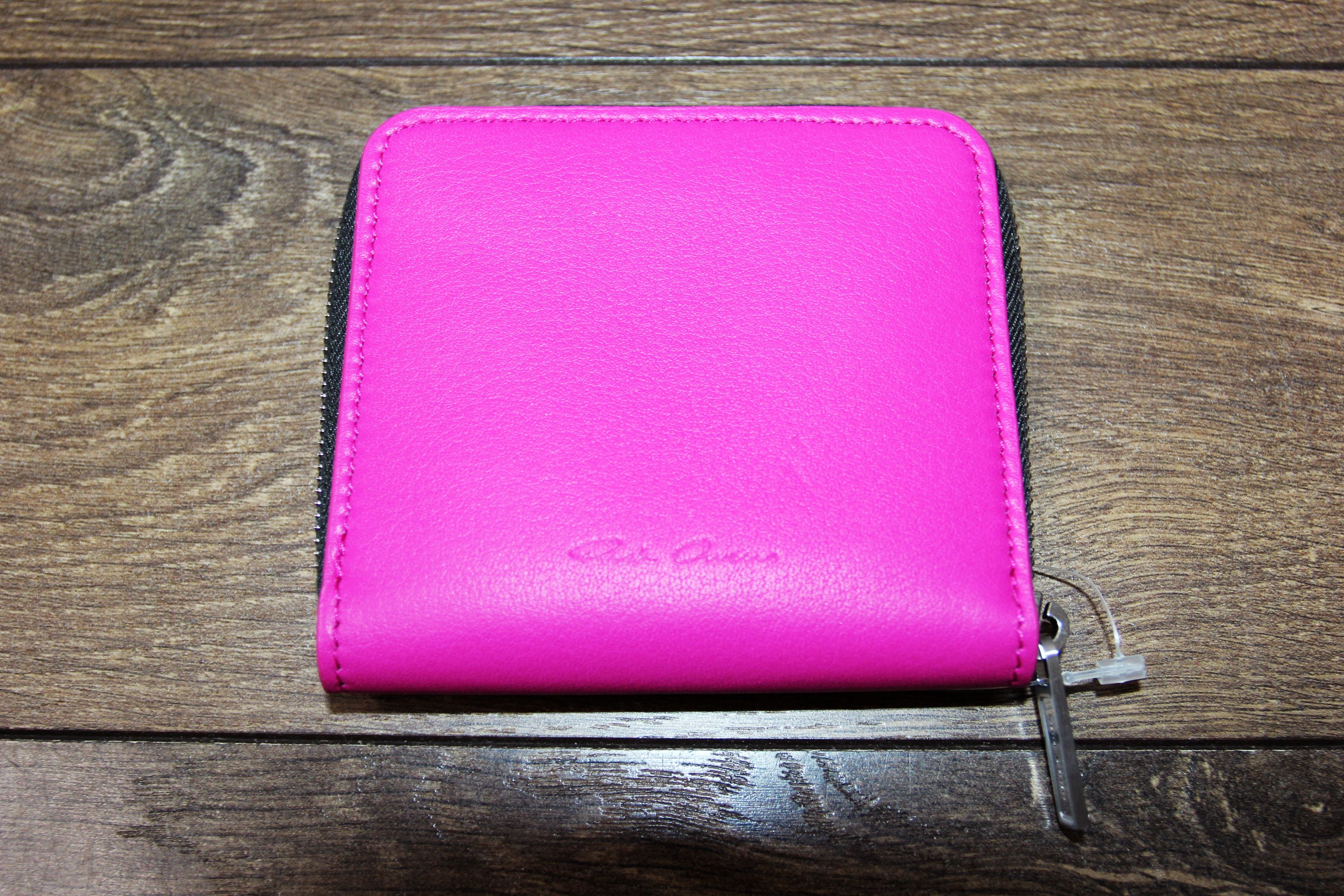 Rick Owens BNWT SS23 RICK OWENS "EDFU" ZIPPED WALLET PINK Size ONE SIZE - 2 Thumbnail