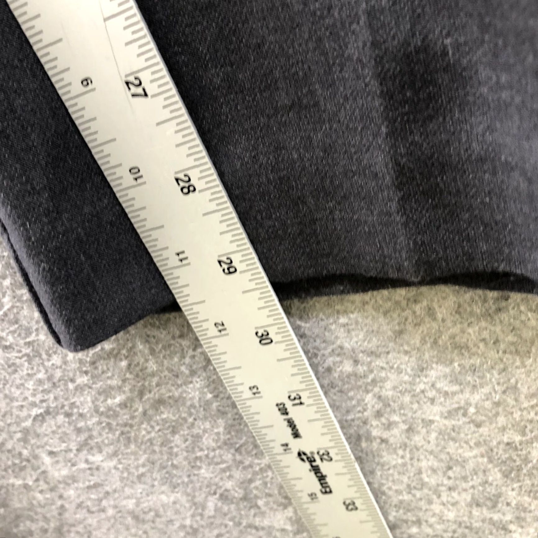 Ann Taylor Ann Taylor Dress Pants Curvy Boot Cut Mid Rise Flat Front Gray 8P Womens Size 30" / US 8 / IT 44 - 7 Thumbnail