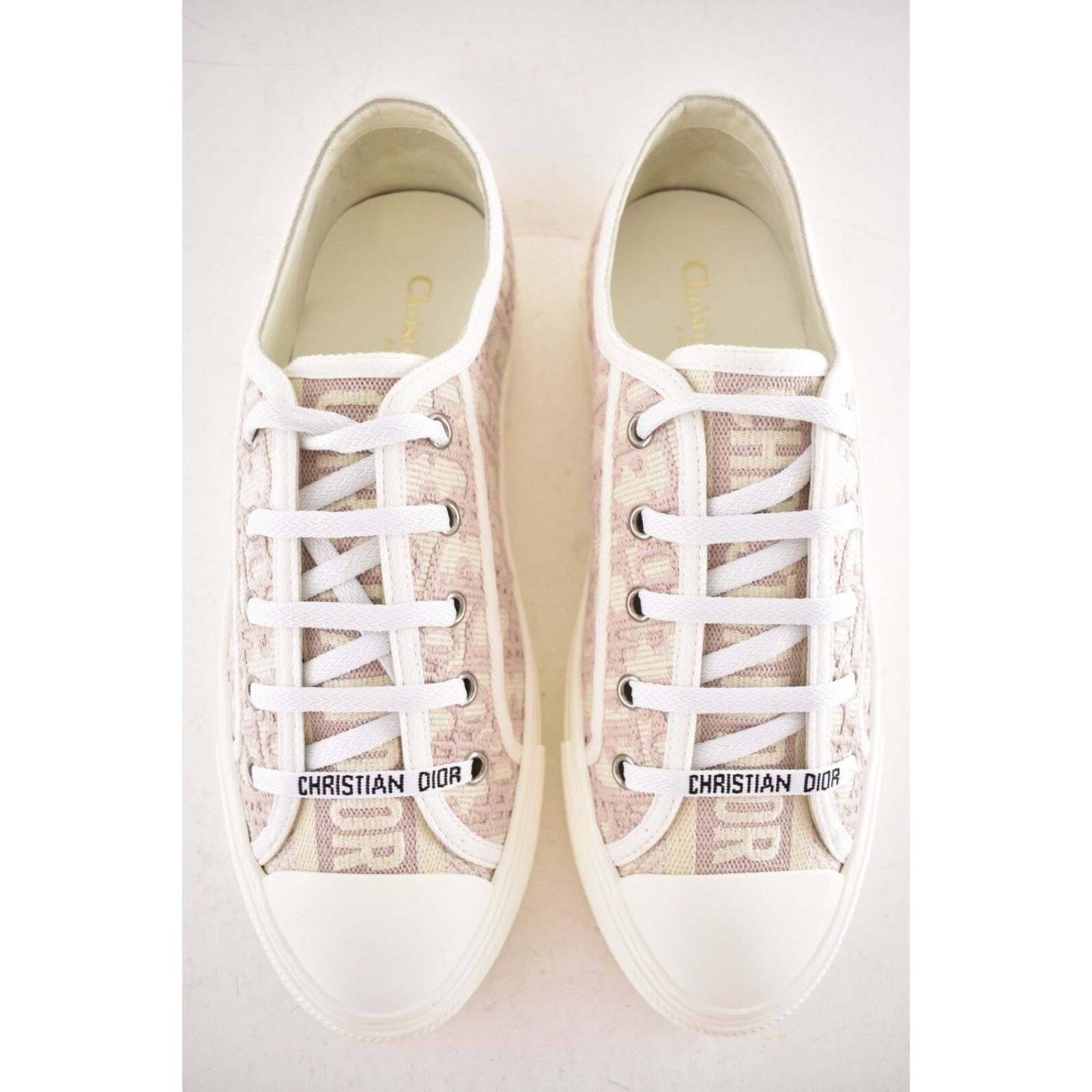 Dior Dior Walk'N'Dior Powder Nude Flat Low Top Trainer Sneaker 40 Size US 10 / IT 40 - 9 Thumbnail
