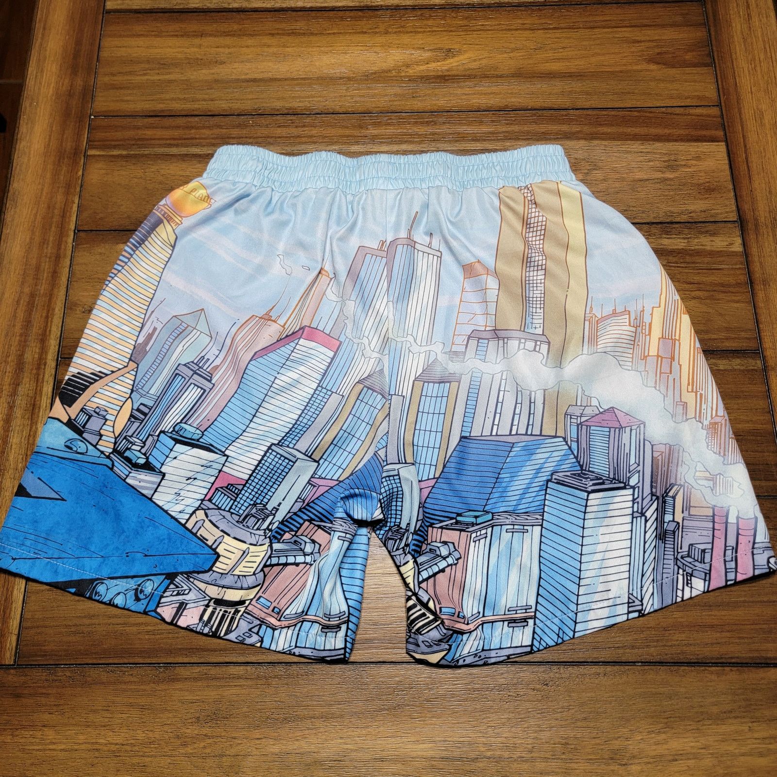 Other Romwe X DC Superman Pull-On Unisex Shorts - Size XL (42) Size US 30 / EU 46 - 2 Thumbnail
