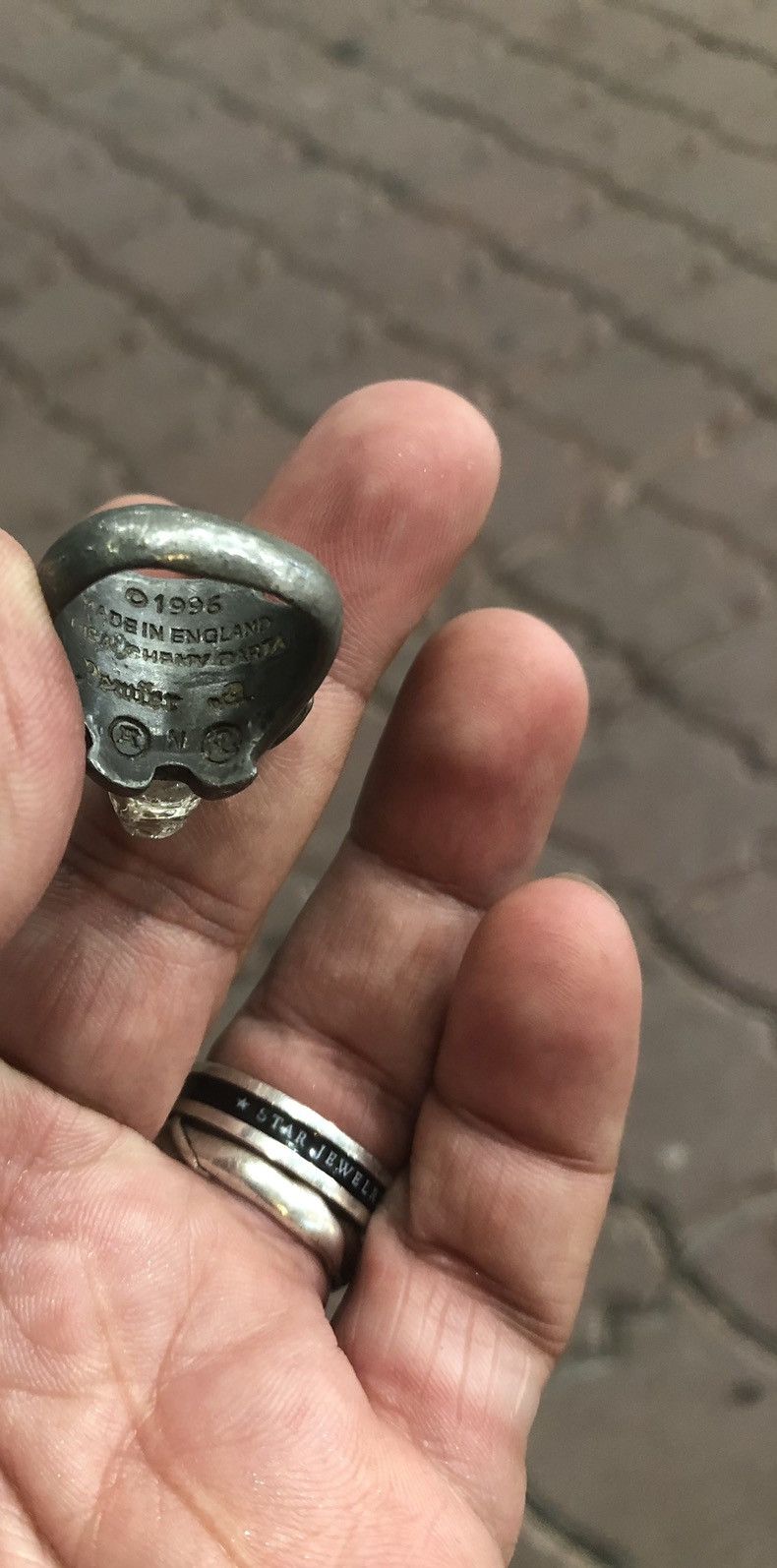 Vintage vintage x alchemy england skull ring Size 42 - 8 Thumbnail
