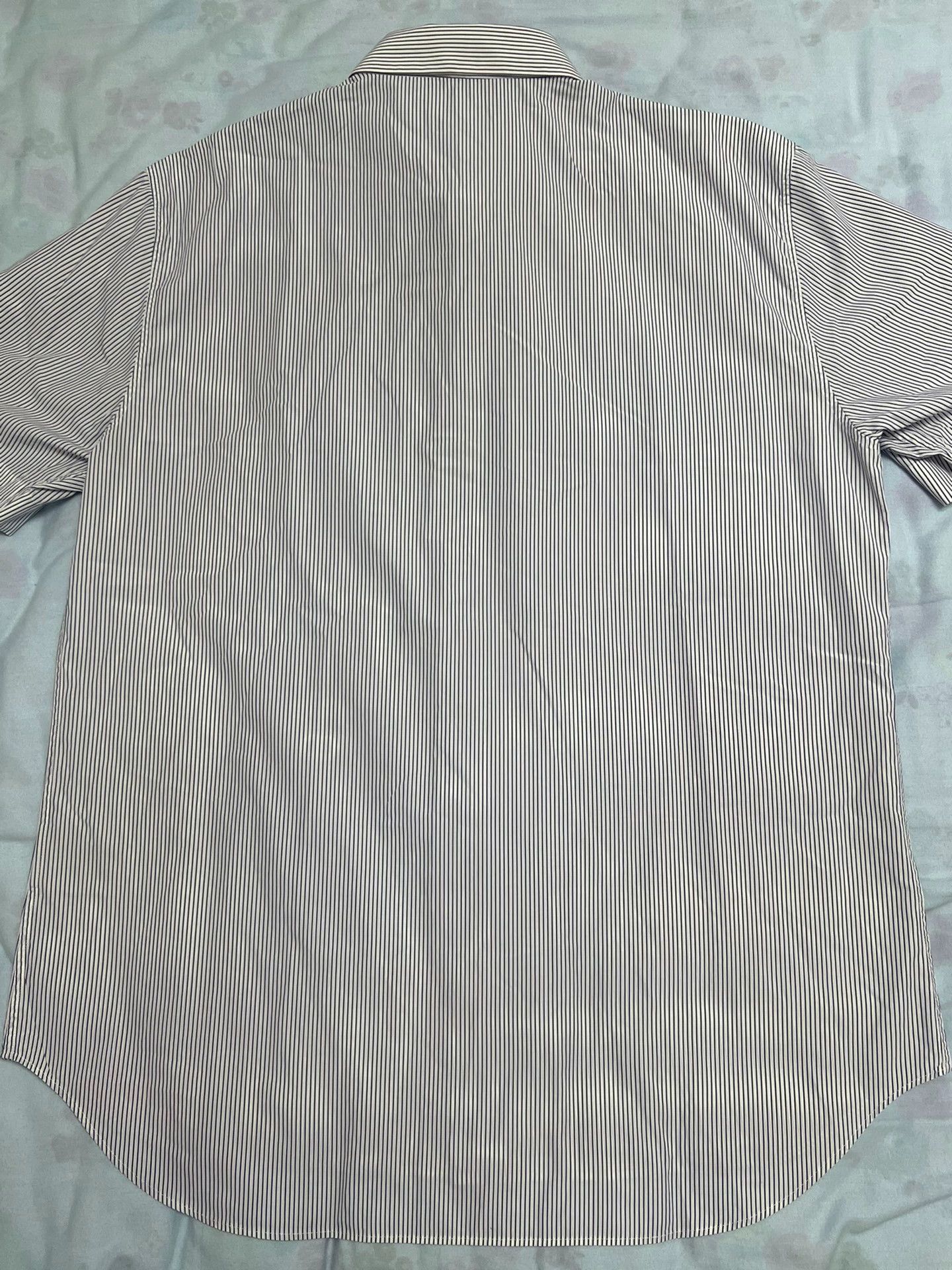 Dior Dior CD Series White Blue Stripe Shirt Men's 43 Size US XL / EU 56 / 4 - 2 Thumbnail