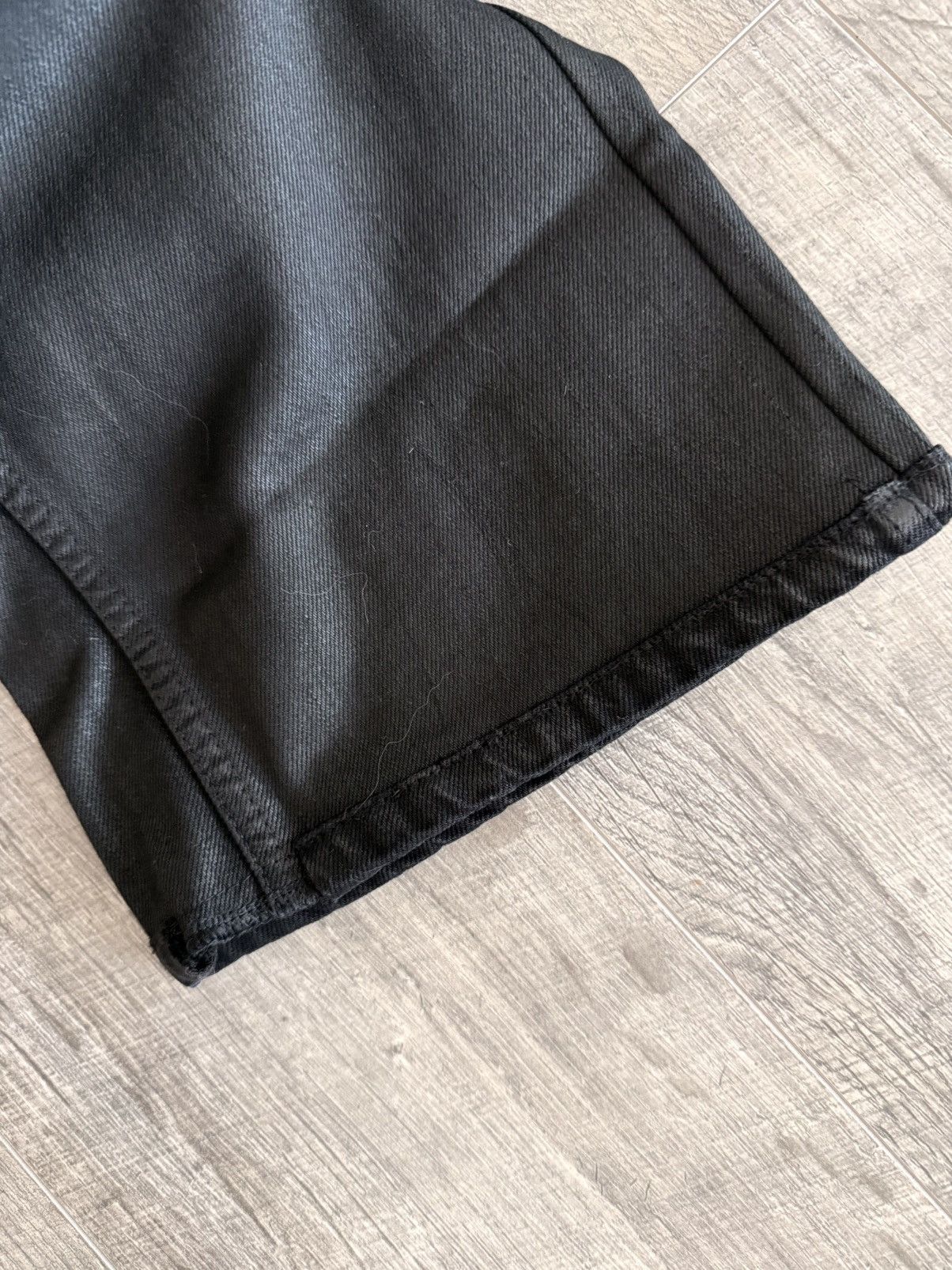 Ann Demeulemeester Ann Demeulemeester Waxed Denim Trousers – Size 54 Size US 38 / EU 54 - 7 Thumbnail