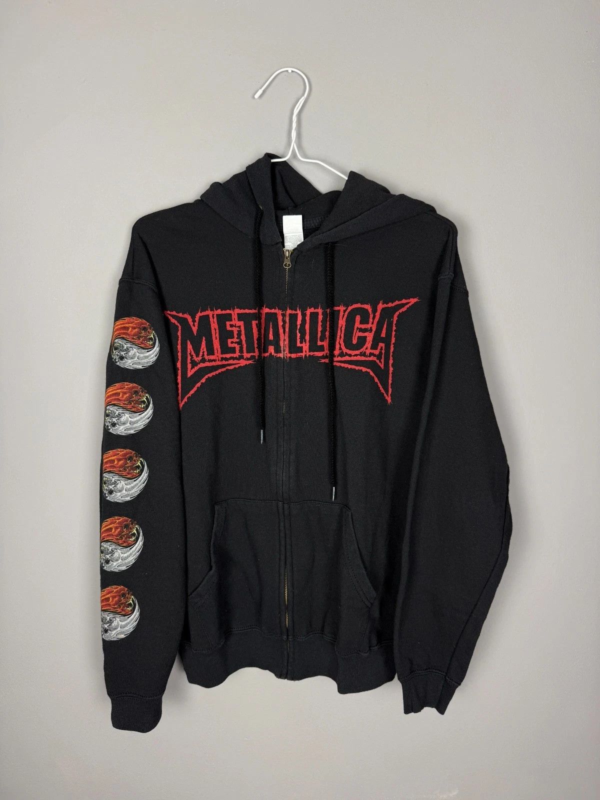 Metallica Vintage Metallica Yin Yang Skull Hoodie Band Sweatshirt 2020 Size US M / EU 48-50 / 2 - 2 Thumbnail