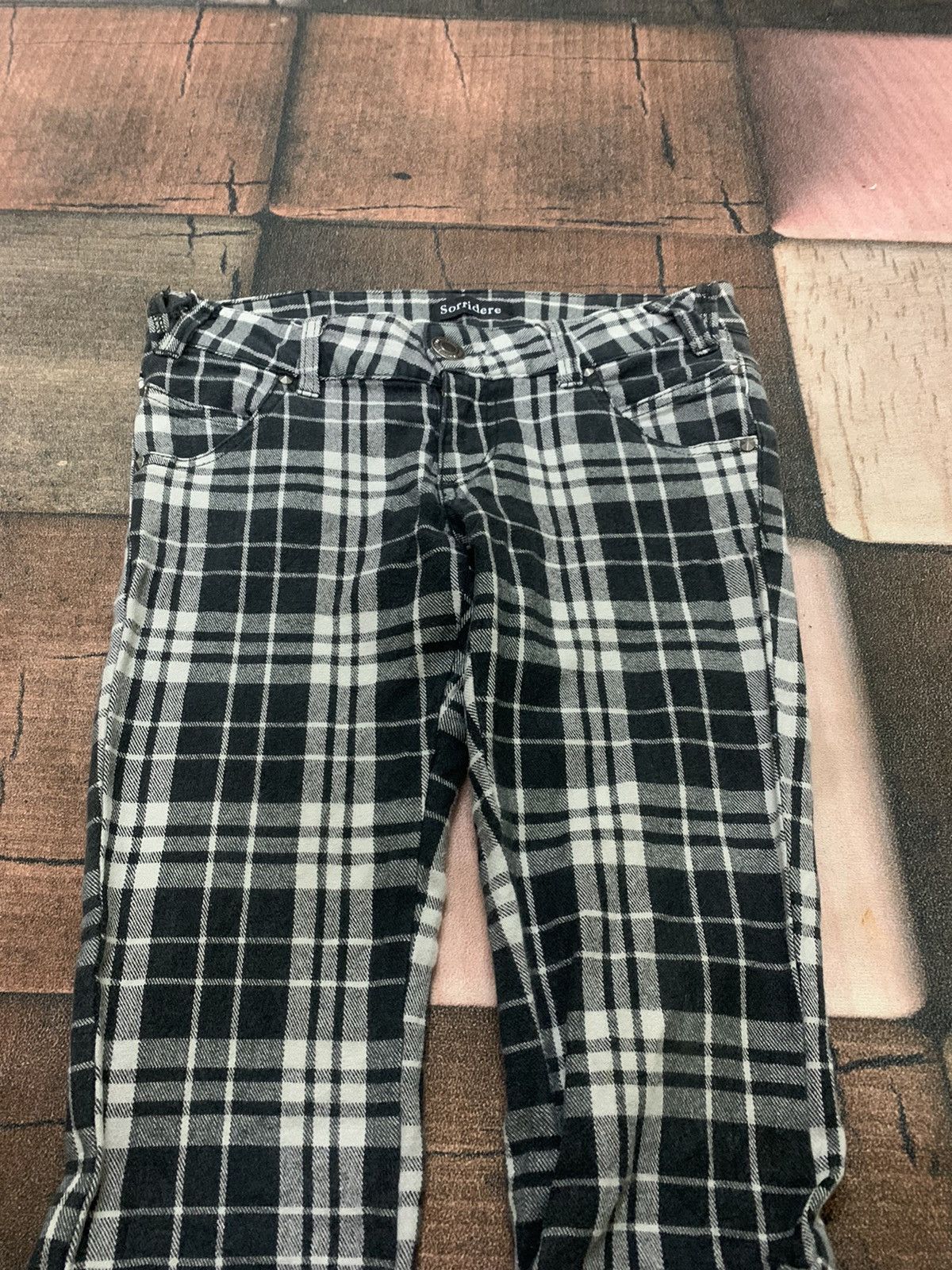 20471120 × Japanese Brand × Le Grande Bleu (L.G.B.) PUNK style sorridere pant flannel design Size US 30 / EU 46 - 3 Thumbnail