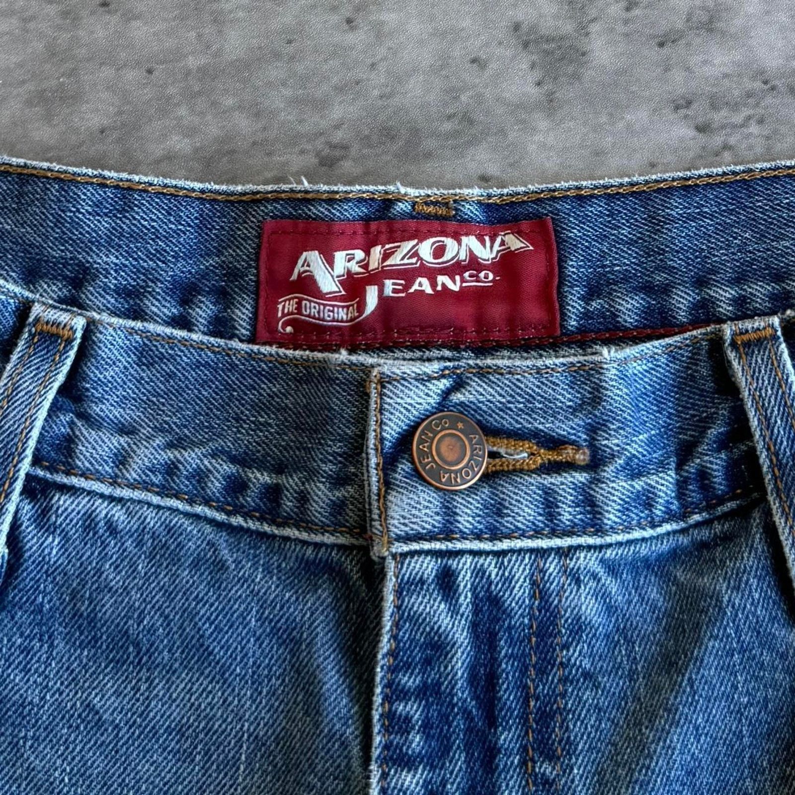 Arizona Jean Co. × Vintage Arizona Jeans Medium Wash Essential Denim Jeans Size US 34 / EU 50 - 3 Thumbnail