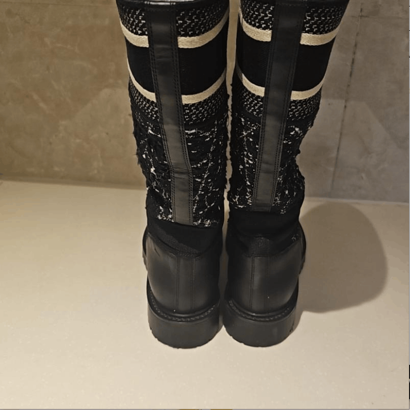 Dior Dior Calfskin Leather High Boot Size US 8.5 / IT 38.5 - 3 Thumbnail