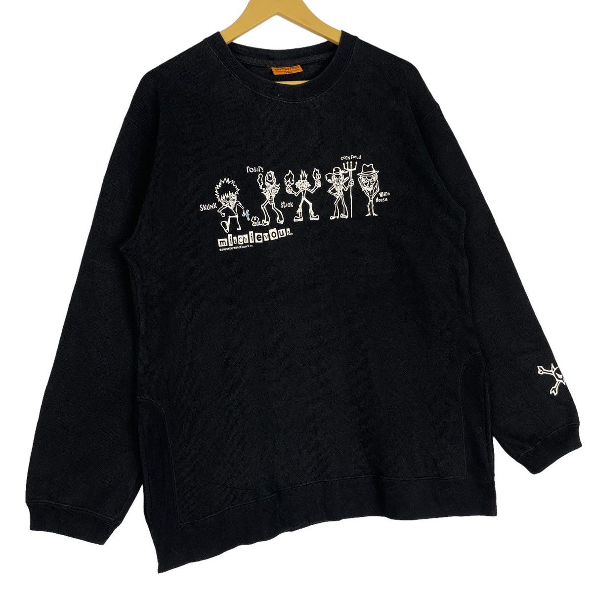 Vintage Vintage Mischievous Full Print Crewneck Sweatshirt Size M Size US M / EU 48-50 / 2 - 2 Thumbnail