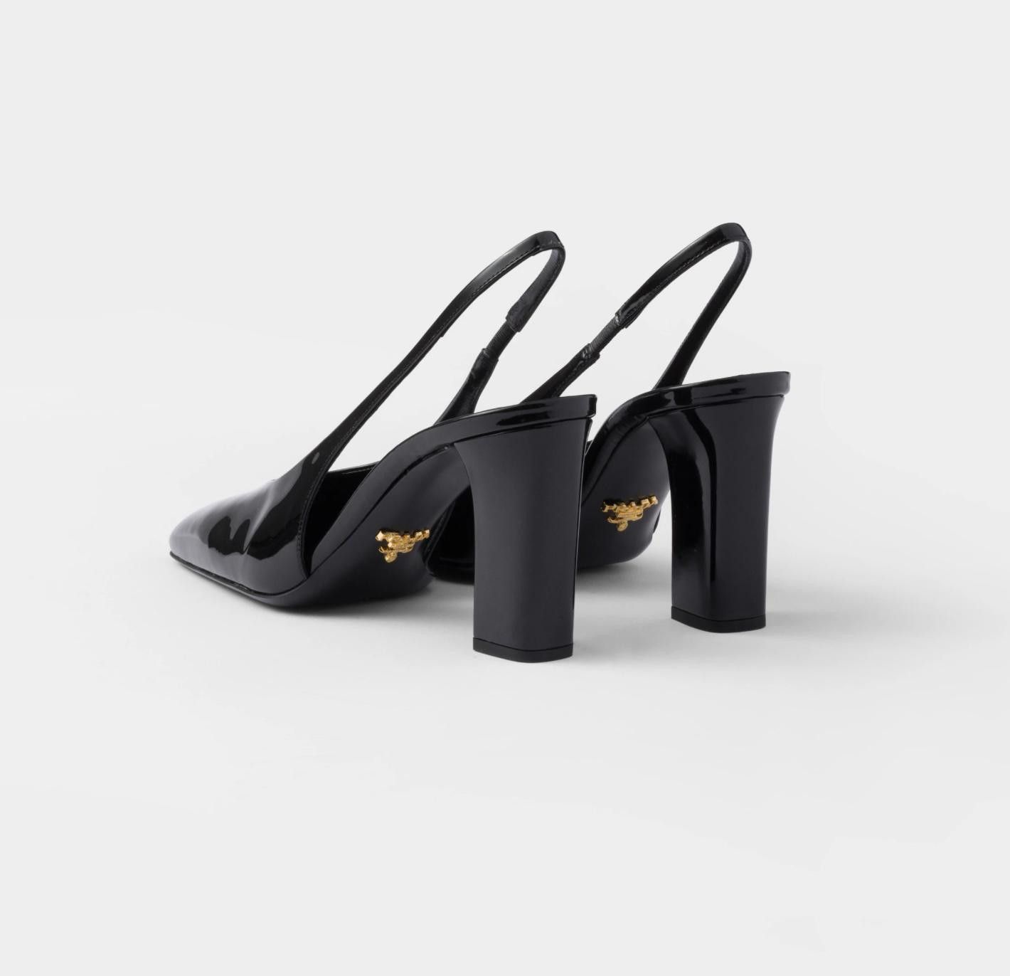 Prada PRADA LEATHER SLINGBACK PUMPS SIZE 38 Size ONE SIZE - 3 Thumbnail